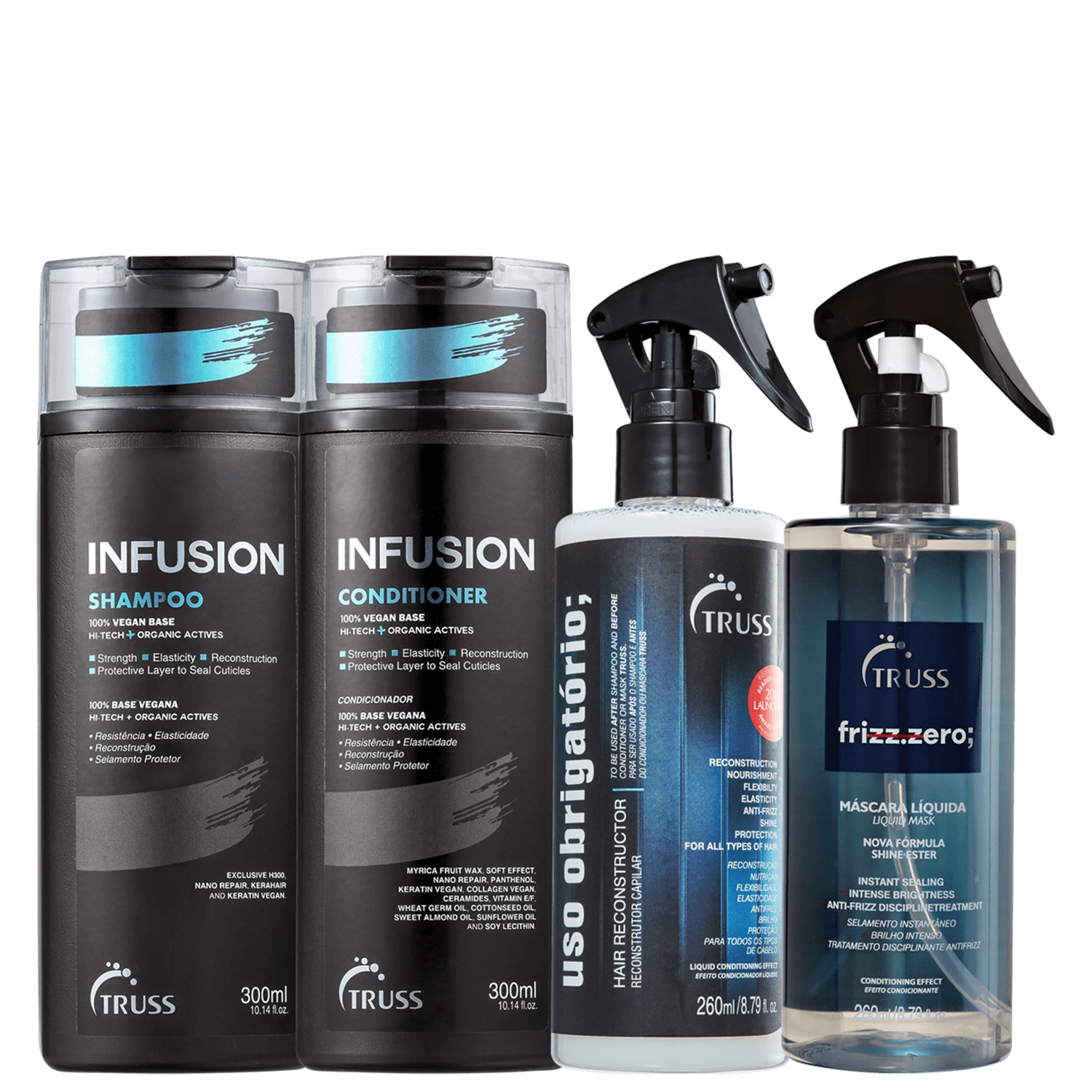 Kit TRUSS Infusion Uso Obrigatório Combo (4 Produtos)