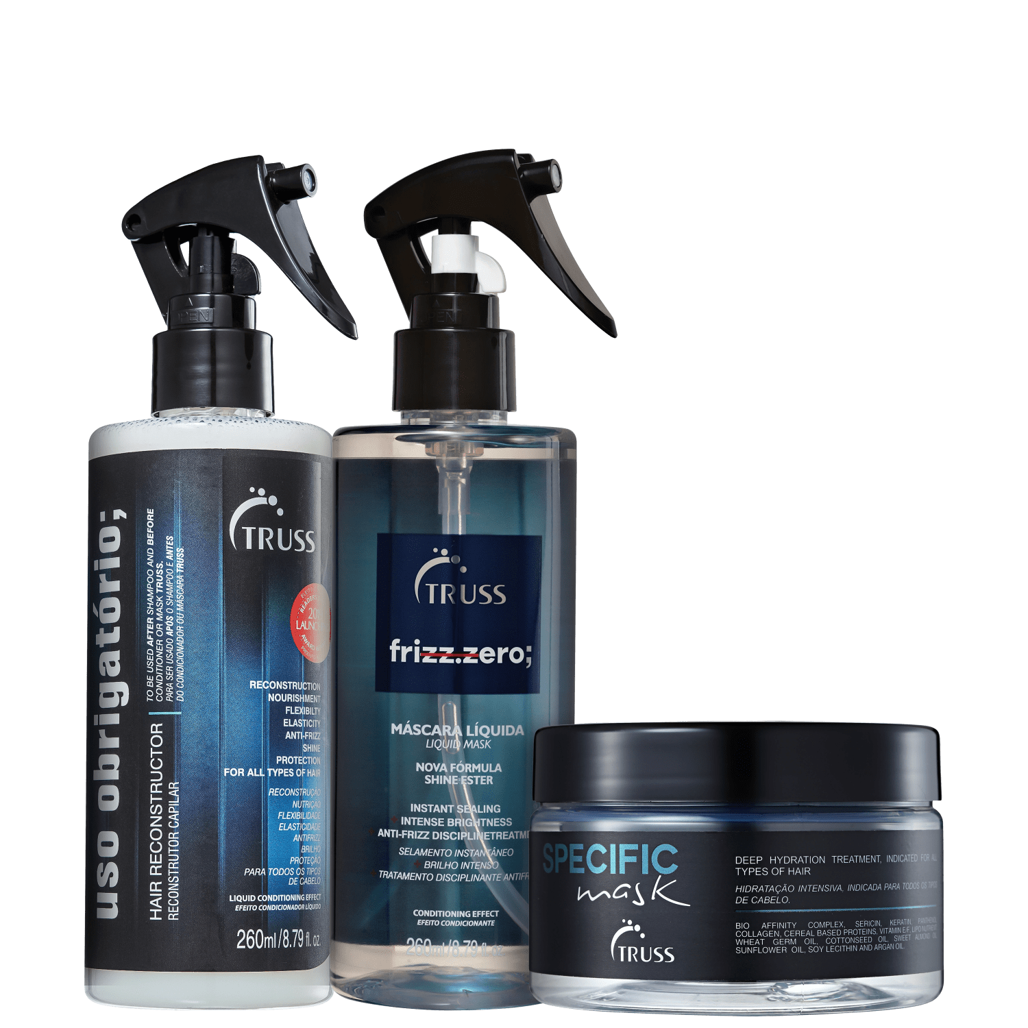 Kit TRUSS Specific Frizz Zero Obrigatório (3 Produtos)