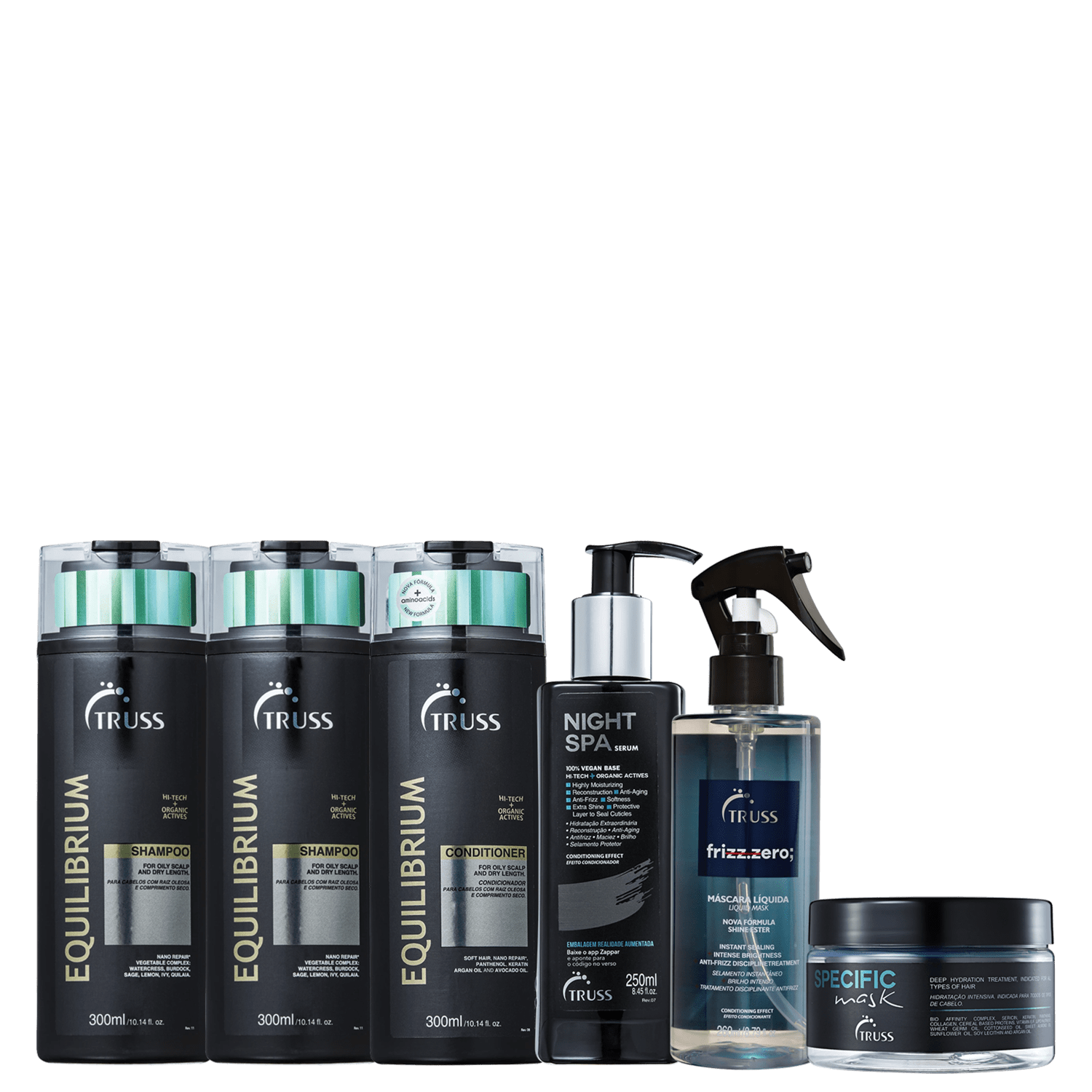 Kit TRUSS Equilibrium Frizz Zero & Specific (6 Produtos)