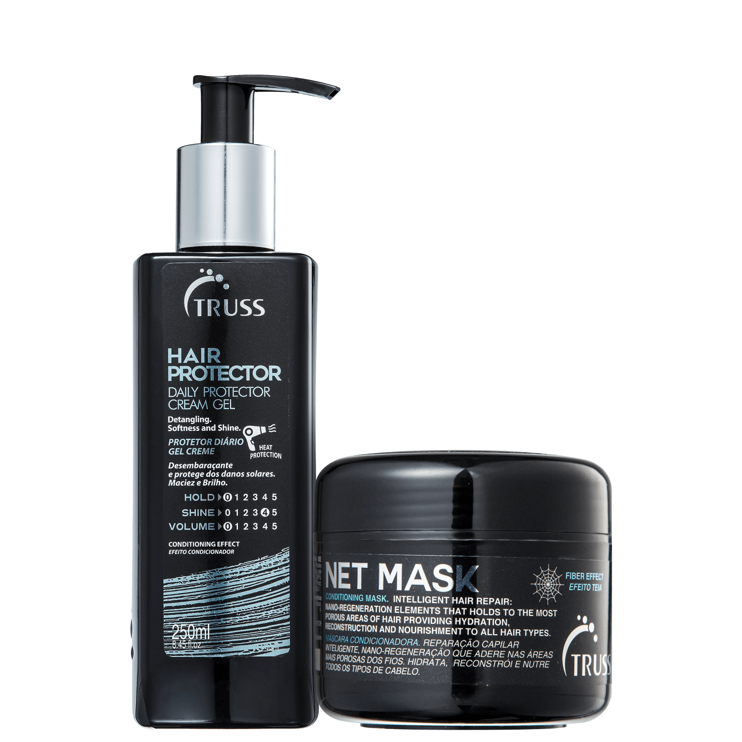 Kit TRUSS Hair Protector + Net Mask (2 Produtos)