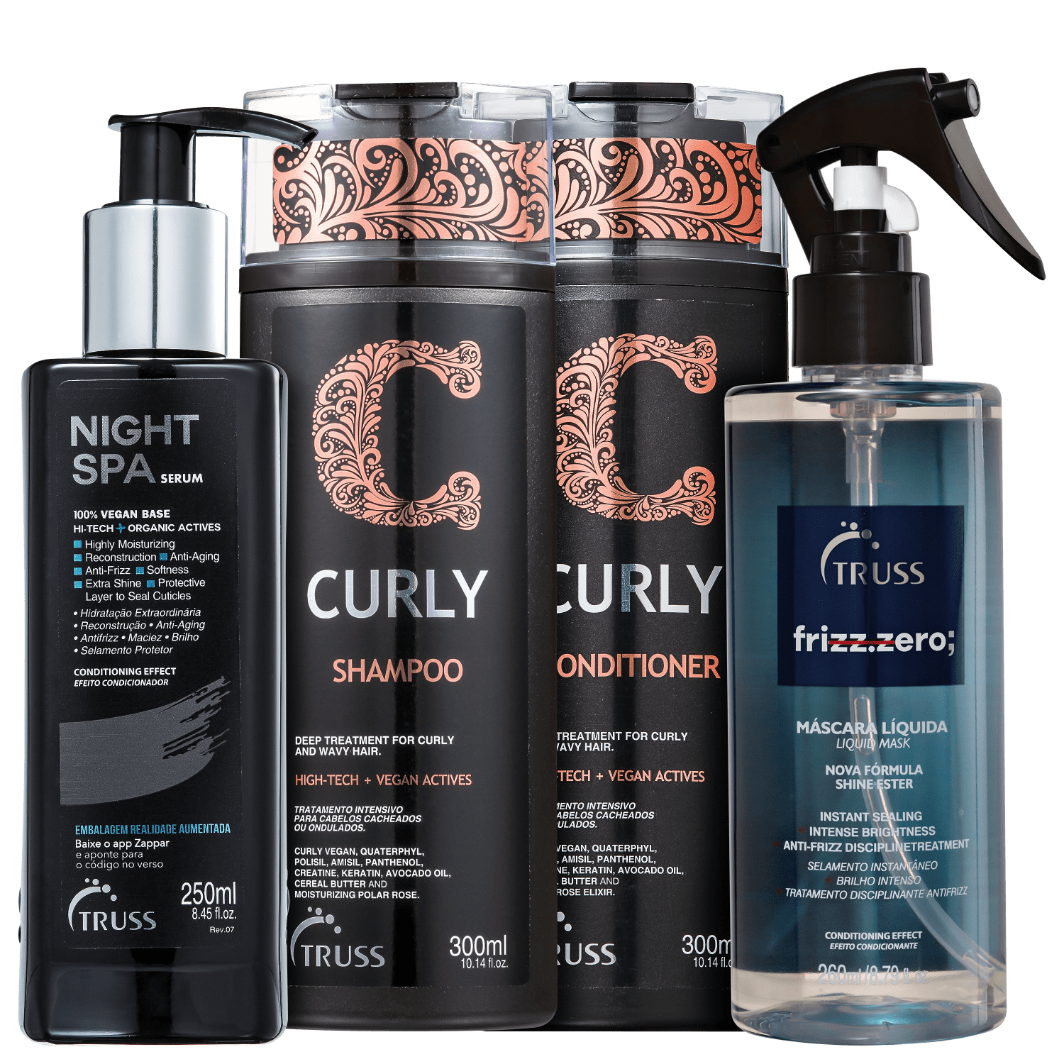 Kit TRUSS Cachos dos Sonhos (4 Produtos)