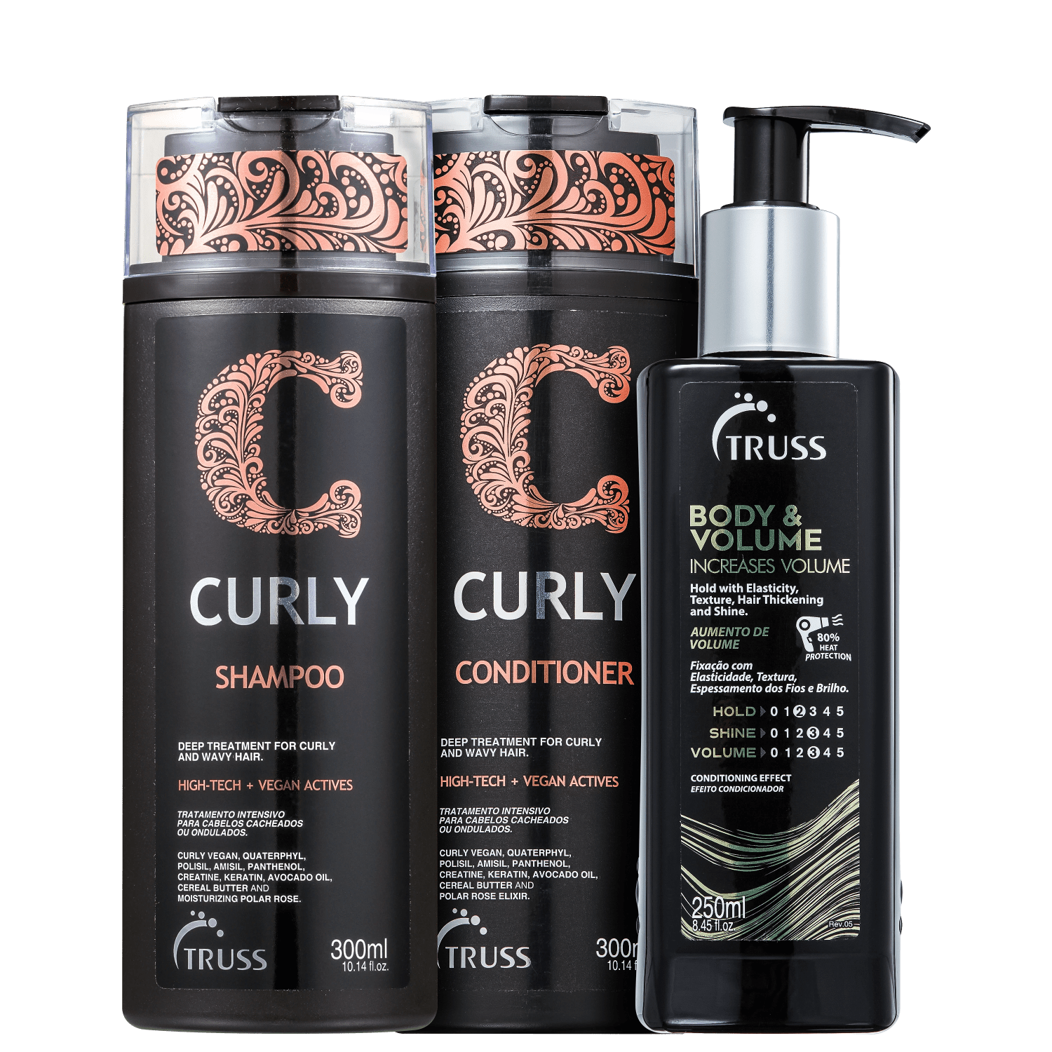 Kit Truss Curly Body & Volume (3 Produtos)