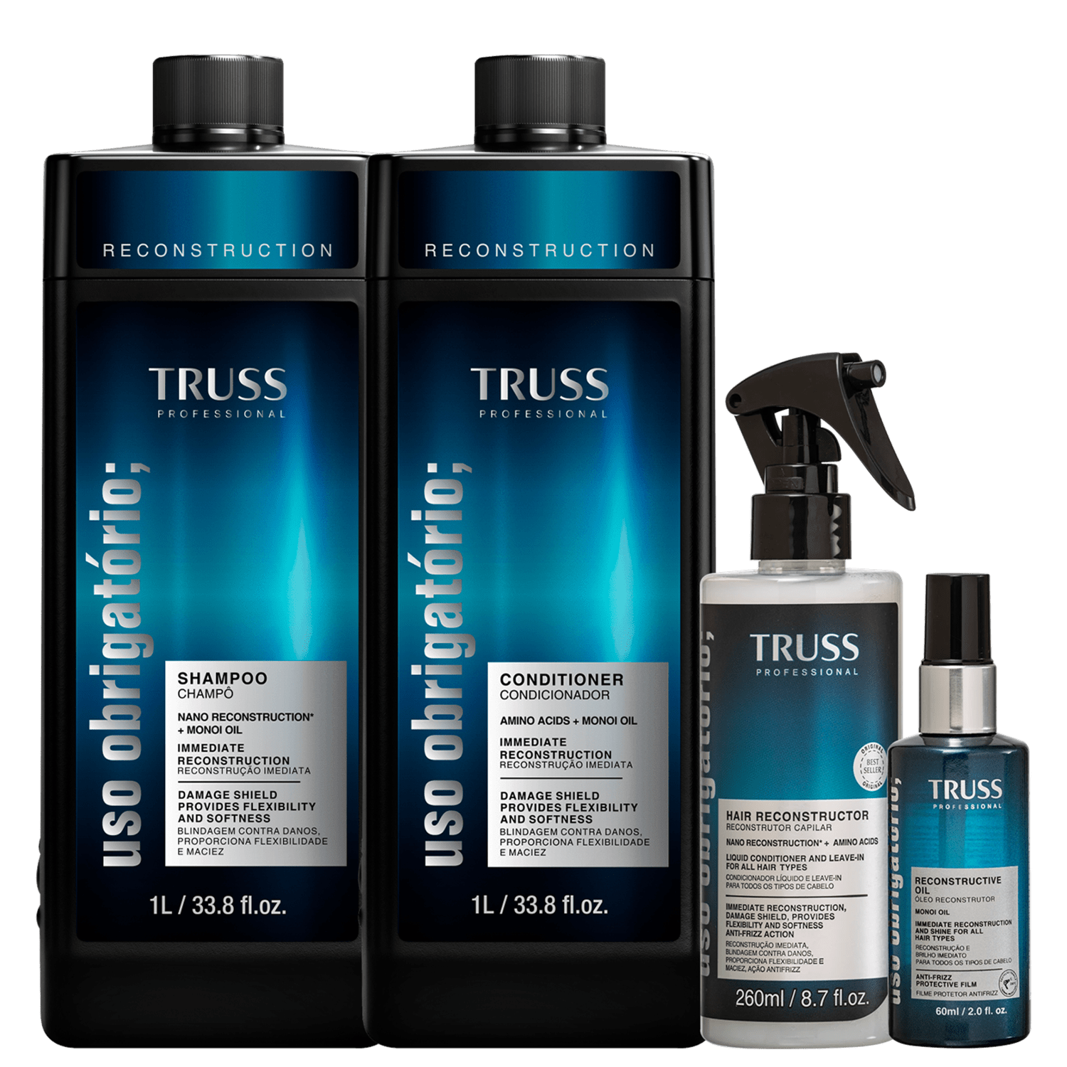 Kit TRUSS Uso Obrigatório Reconstruction (4 Produtos)