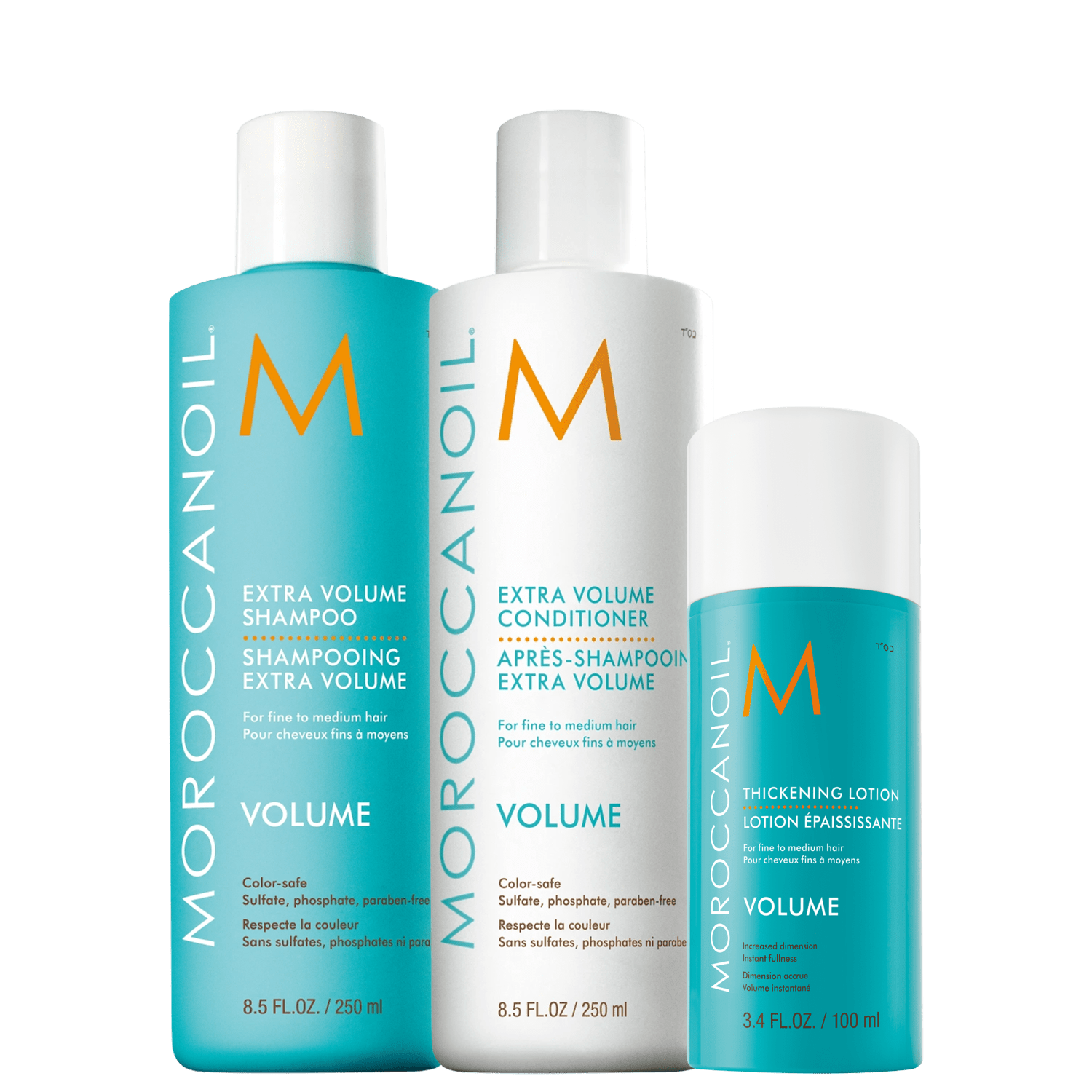 Kit Moroccanoil Volume Thickening Lotion (3 Produtos)