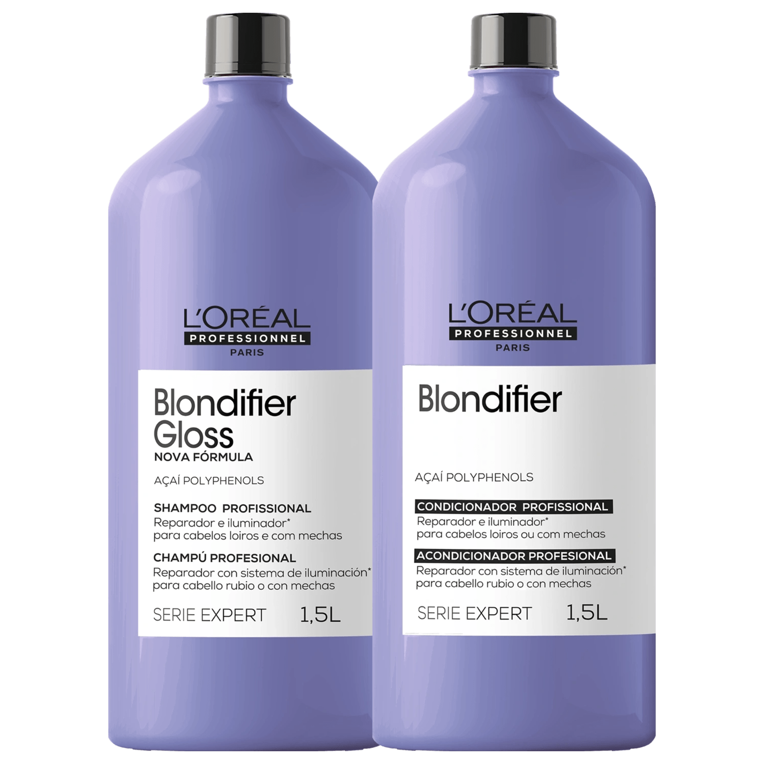 Kit L'Oréal Professionnel Serie Expert Blondifier Gloss Duo Essential Salon (2 Produtos)