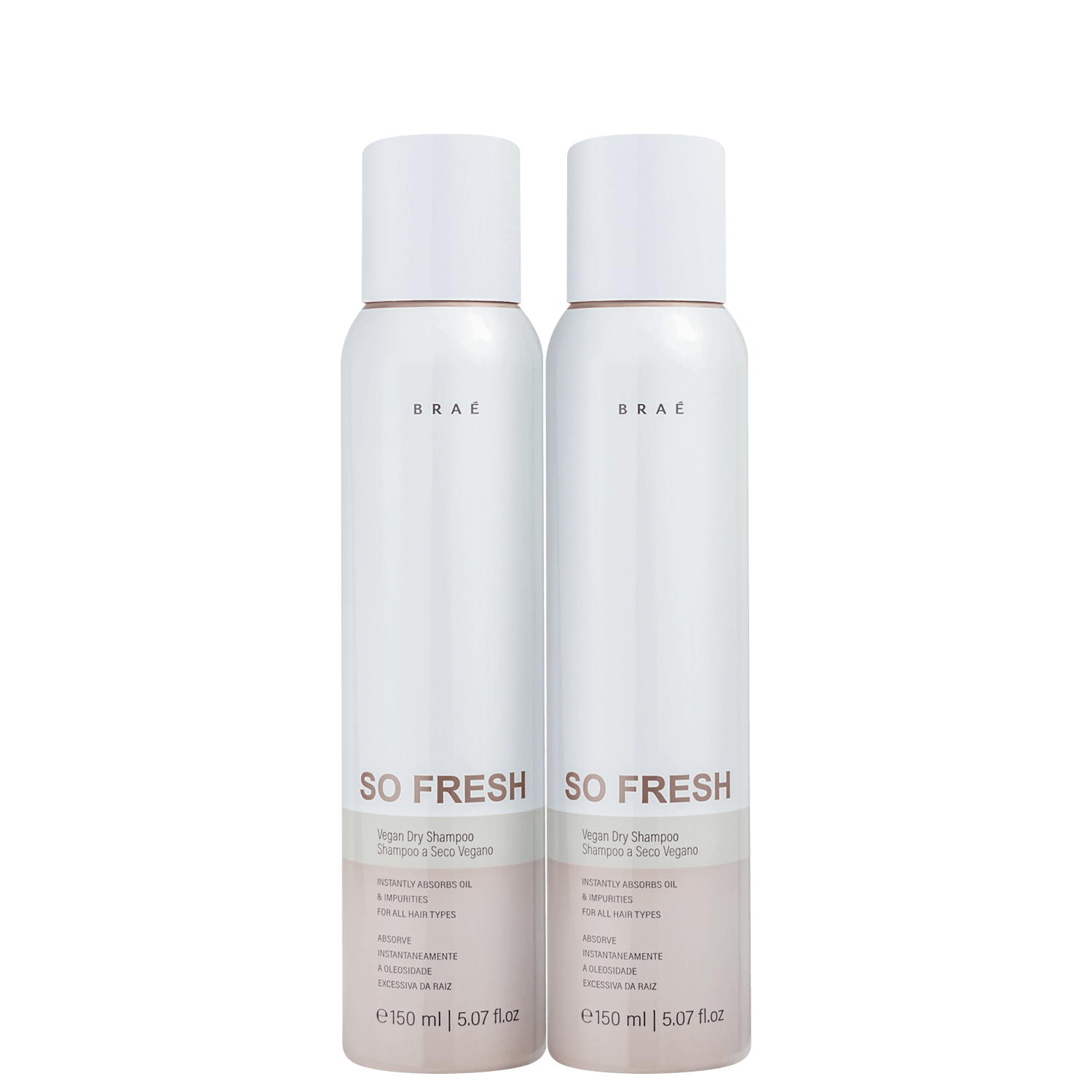 Kit Braé So Fresh Shampoo a Seco Double (2 Unidades)