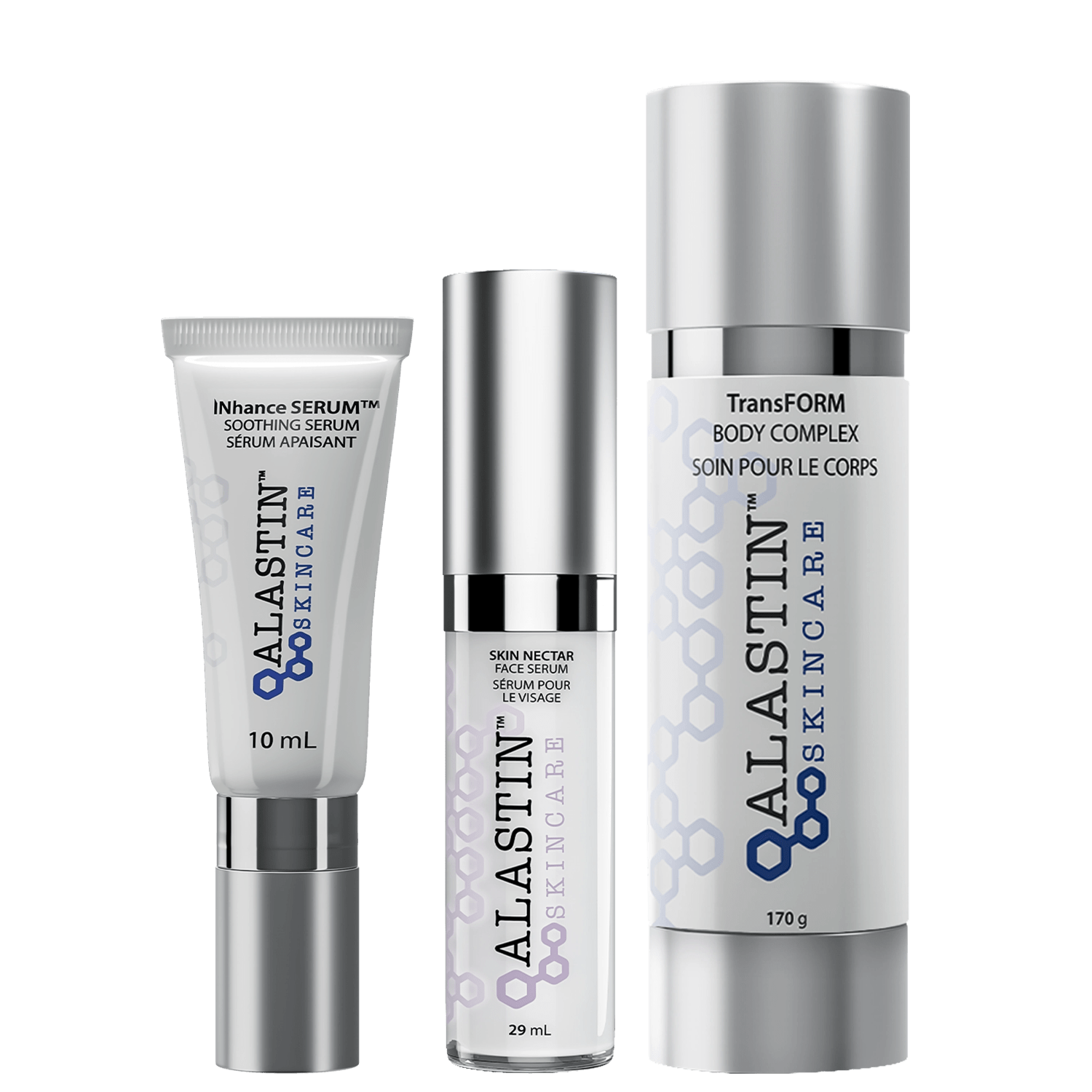 Kit Alastin INhance + Skin Nectar + Transform Body Complex (3 Produtos)