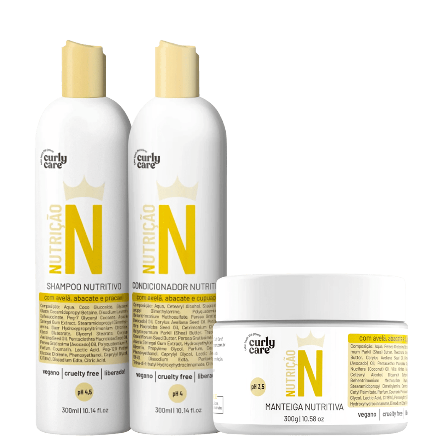 Kit Curly Care Nutrição N Trio Essential (3 Produtos)
