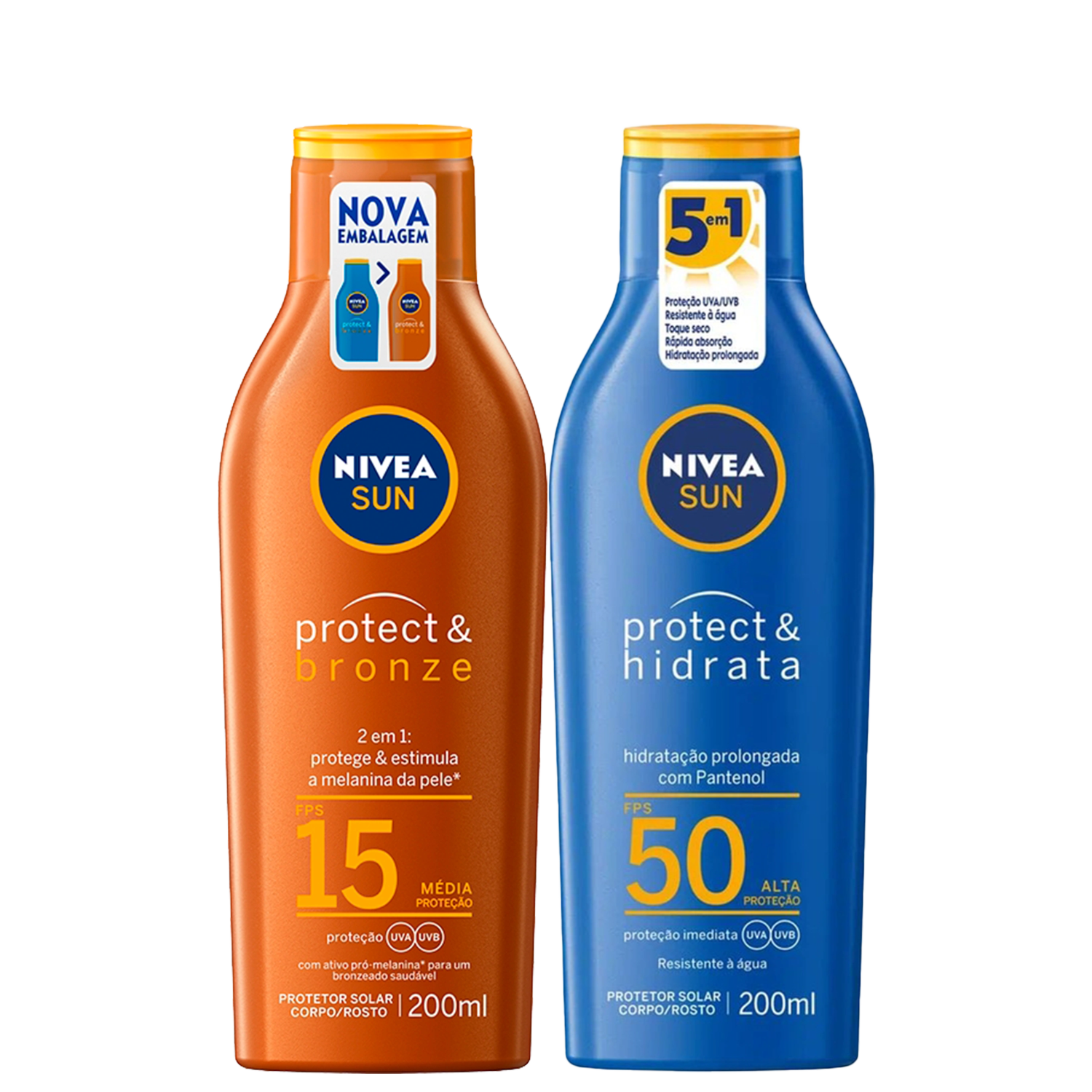 Kit NIVEA SUN Protect Hidrata Bronze (2 Produtos)