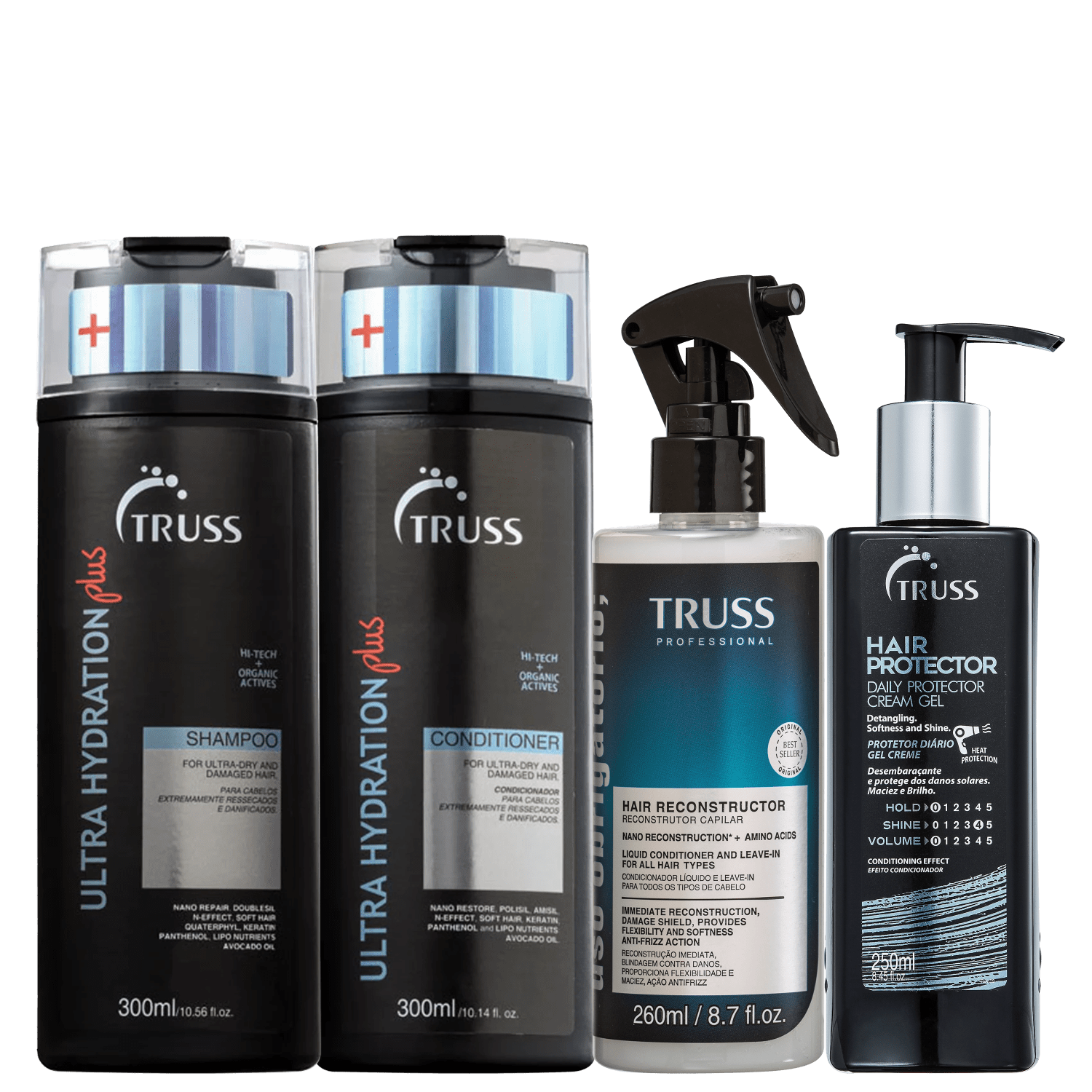 Kit TRUSS Ultra Hydration Plus Quarteto Power (4 Produtos)