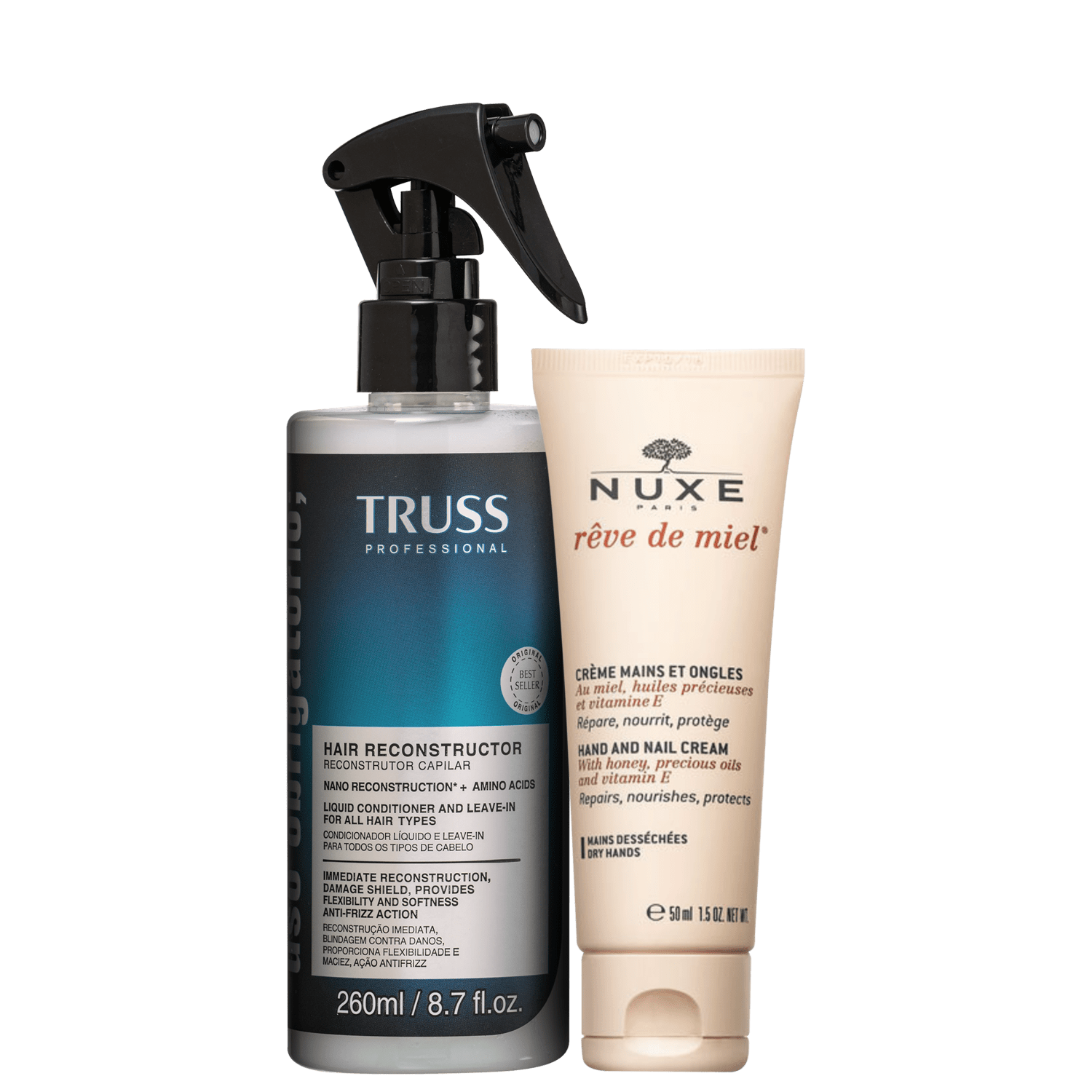 Kit Beleza na Web TRUSS Uso Obrigatório + Nuxe Rêve de Miel (2 Produtos)