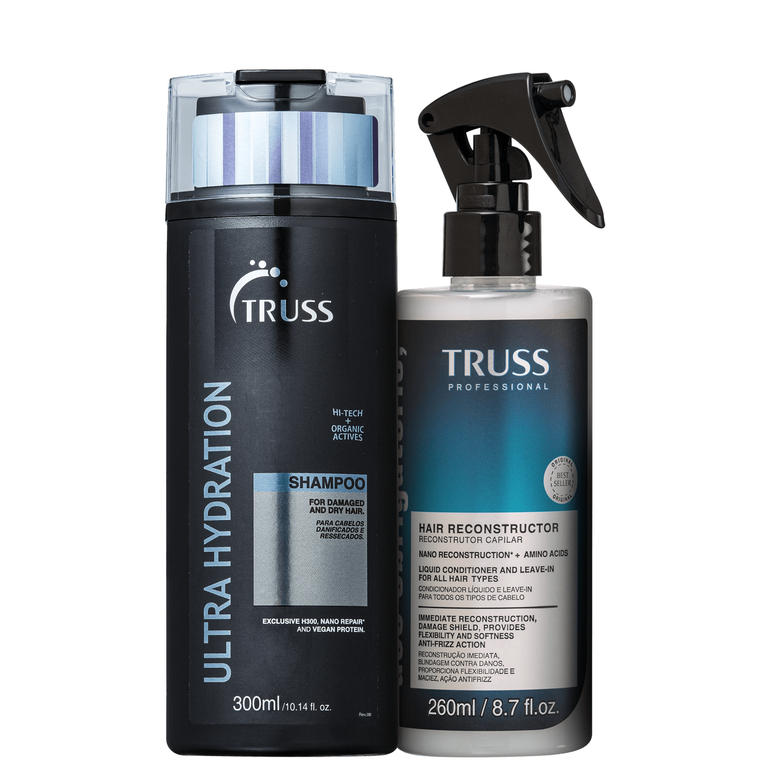 Kit TRUSS Ultra Hydration + Uso Obrigatório Duplo Cuidado (2 Produtos)