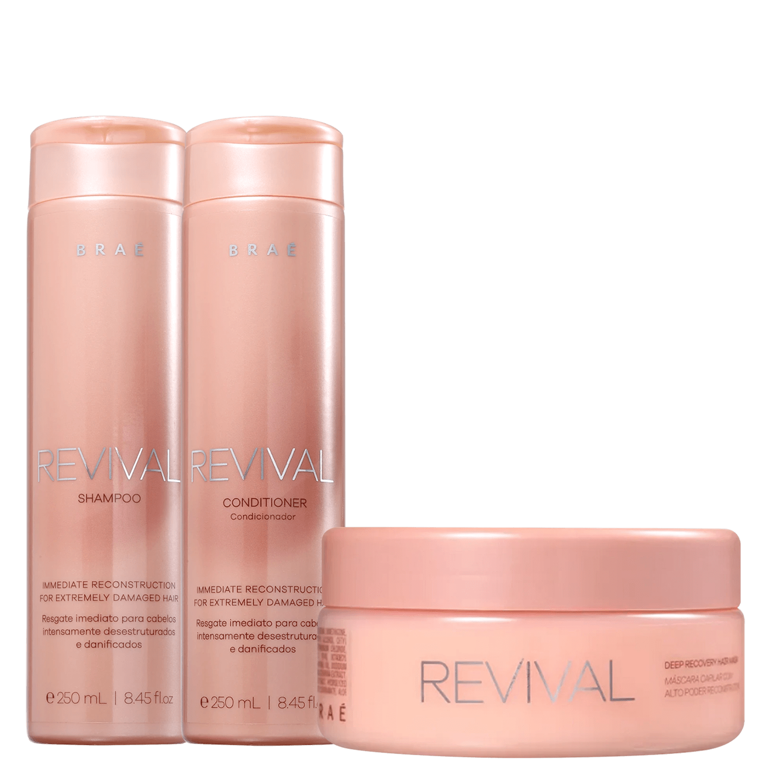 Kit Braé Revival Trio de Cuidados (3 Produtos)