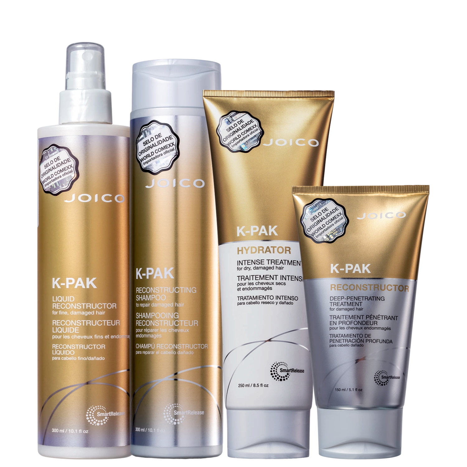 Kit Joico K-PAK Quarteto Treatment (4 Produtos)