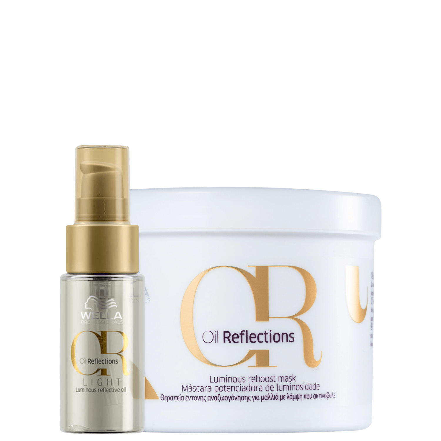 Kit Wella Professionals Duet Intense Oil Reflections Light (2 Produtos)