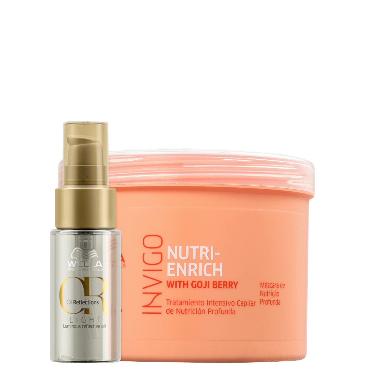 Kit Wella Professionals Duet Nutri-Enrich Oil Reflections Light (2 Produtos)