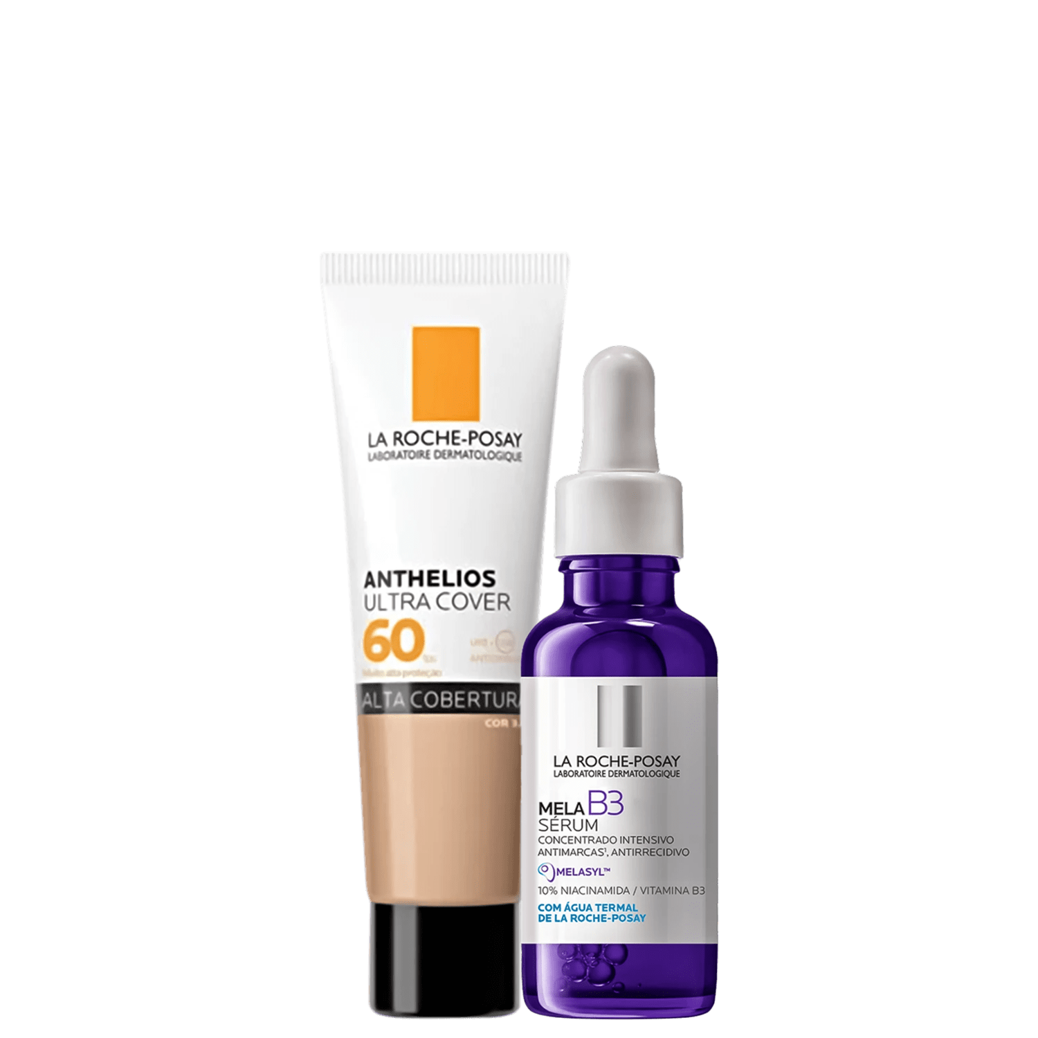 Kit La Roche-Posay Mela B3 Anthelios Ultra Cover Cor 2.0 FPS 60 (2 Produtos)