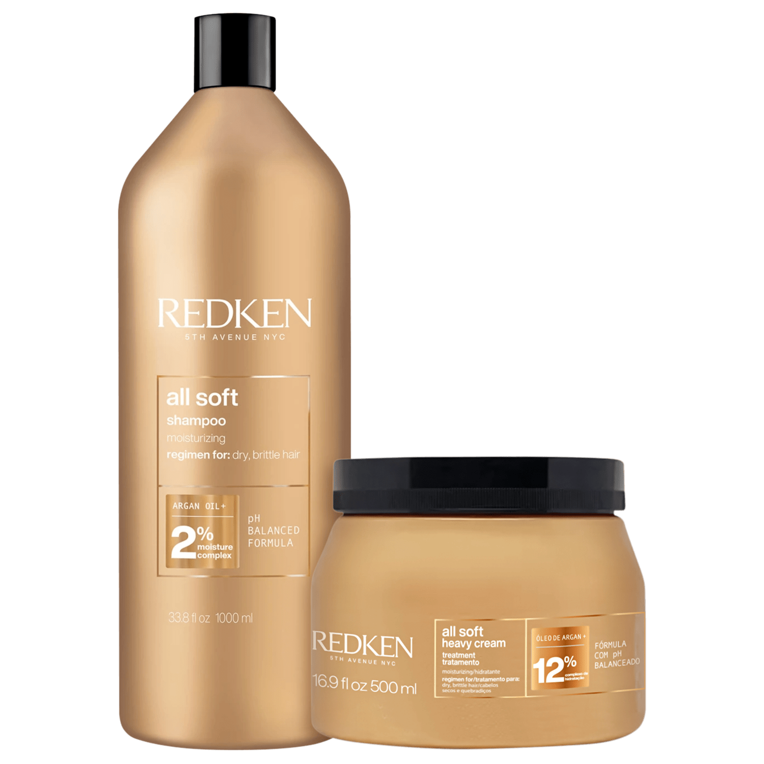Kit Redken All Soft + All Soft Heavy Cream (2 Produtos)