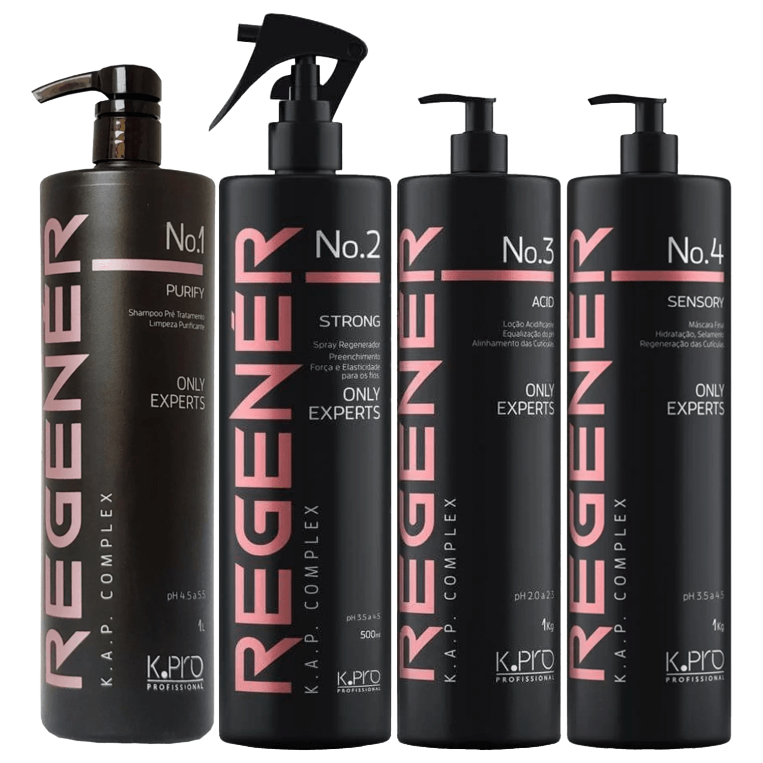 Kit K.Pro Regenér Full Squad (4 Produtos)