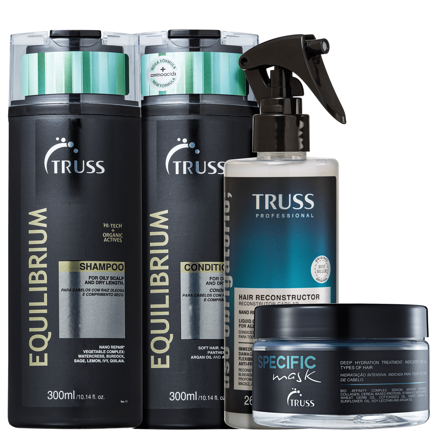 Kit TRUSS Uso Obrigatório Equilibrium Specific (4 Produtos)