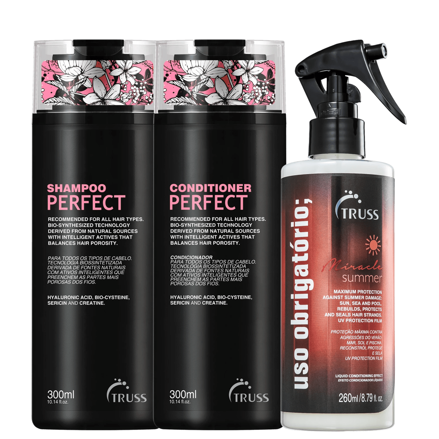 Kit TRUSS Perfect & Miracle Summer Trio (3 Produtos)
