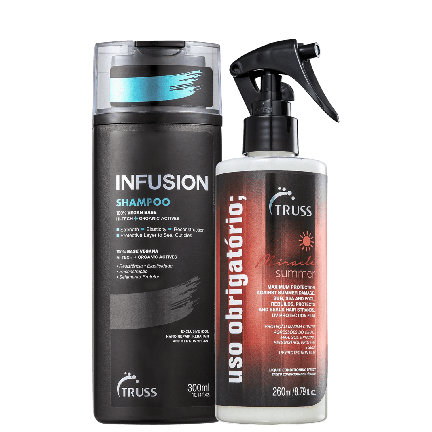 Kit TRUSS Miracle Summer Shampoo Infusion (2 Produtos)