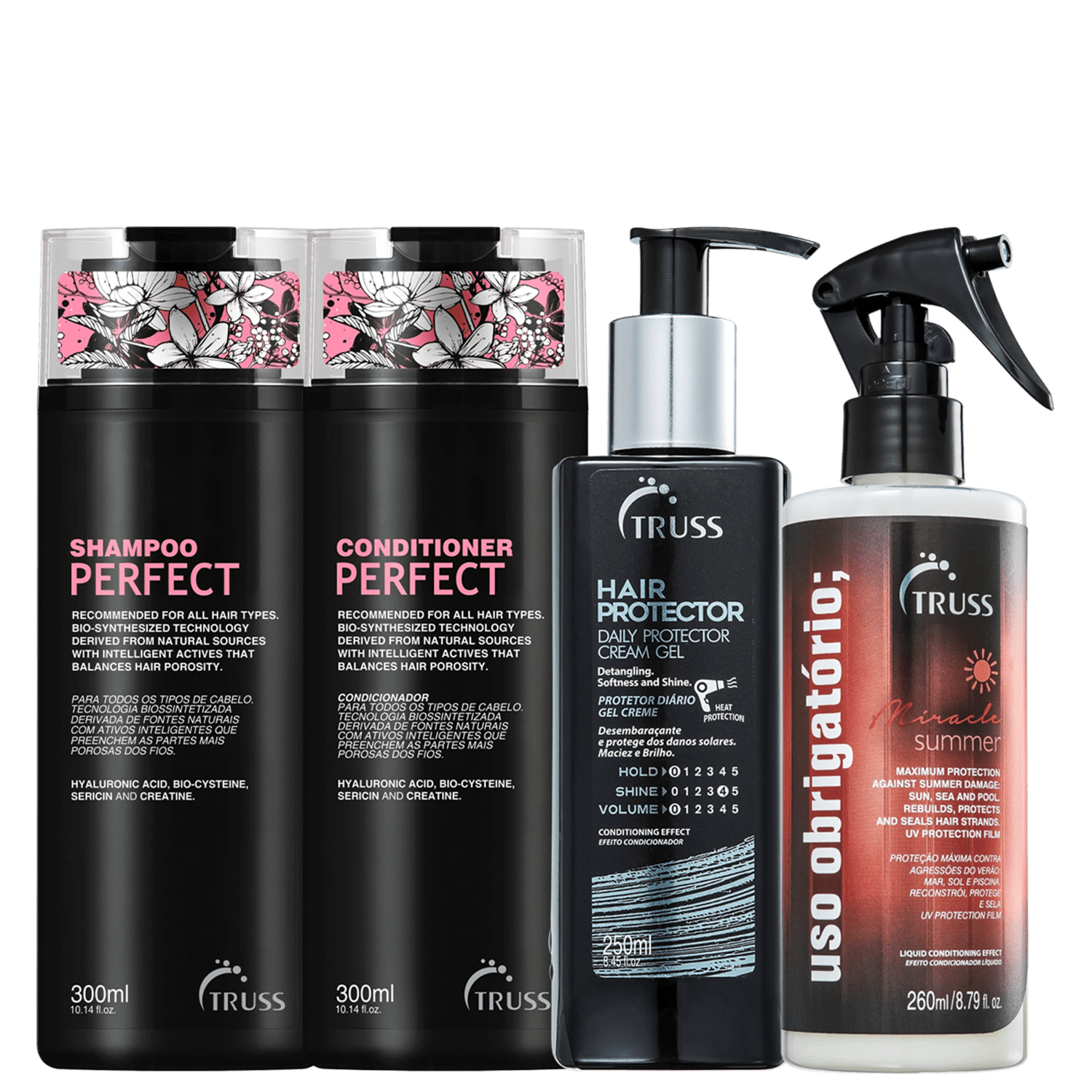 Kit TRUSS Perfect Miracle Summer Protector (4 Produtos)