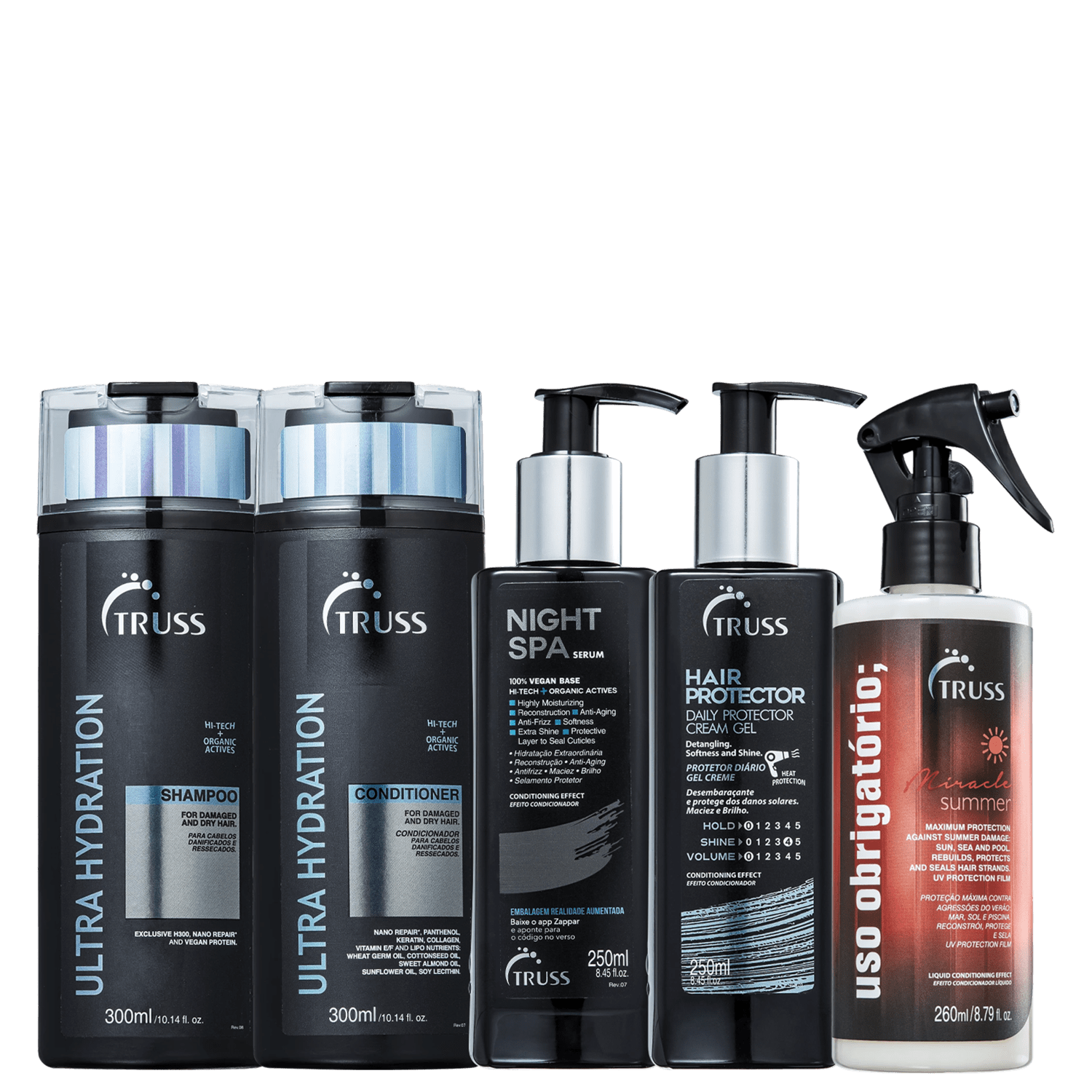 Kit TRUSS Ultra Hydration Miracle Summer Spa Protector (5 Produtos)