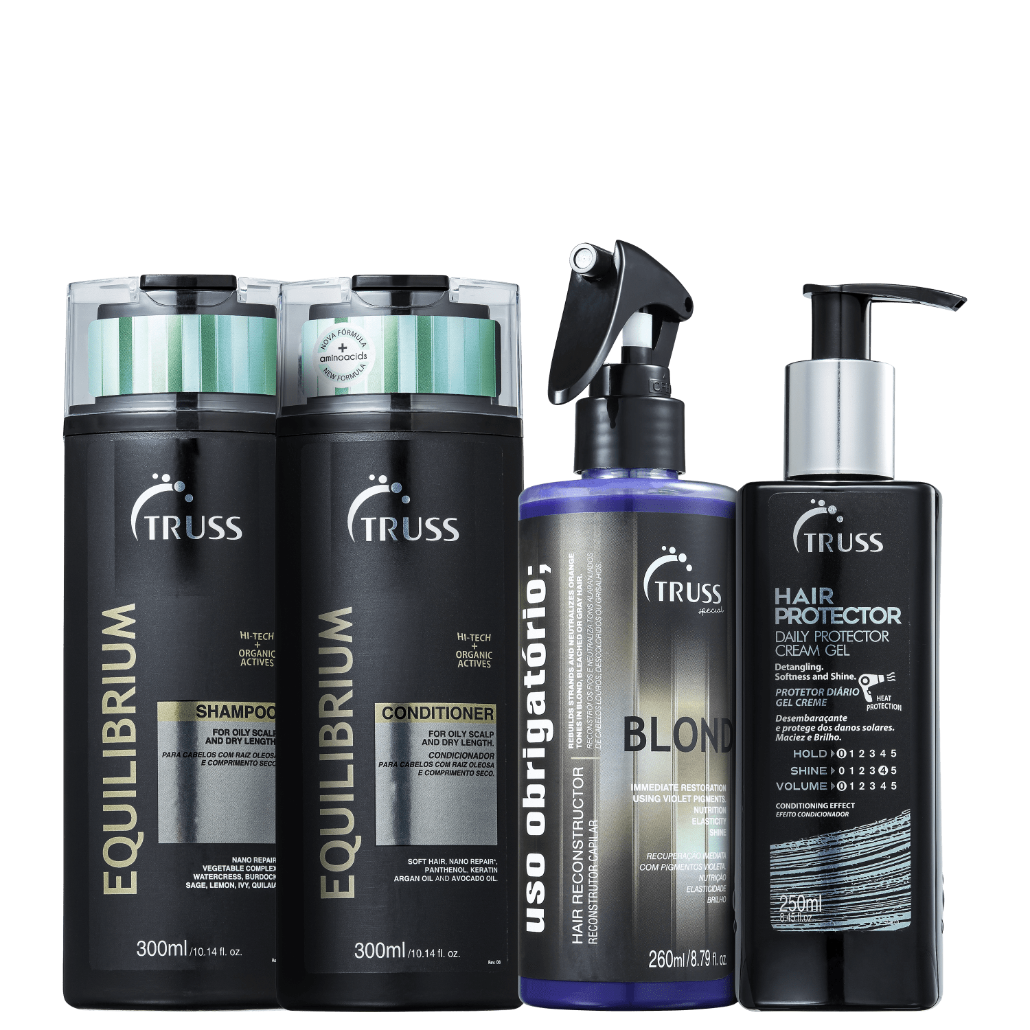 Kit TRUSS Loiro Saudável (4 Produtos)