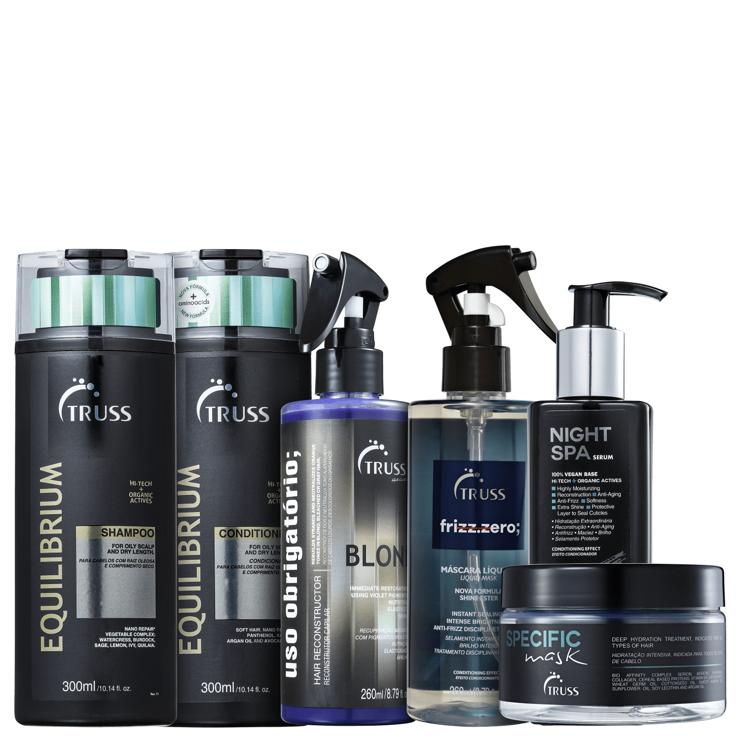 Kit TRUSS Rotina para Loiros (6 Produtos)