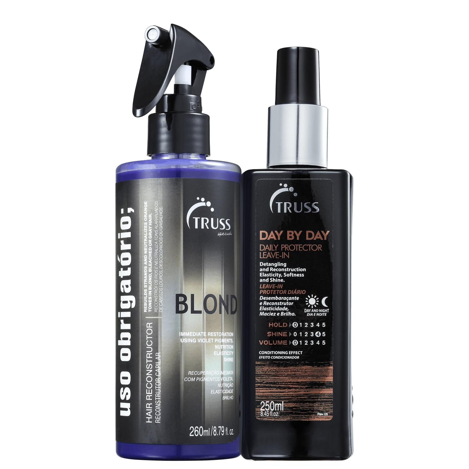 Kit TRUSS Uso Obrigatório Blond + Day By Day (2 Produtos)