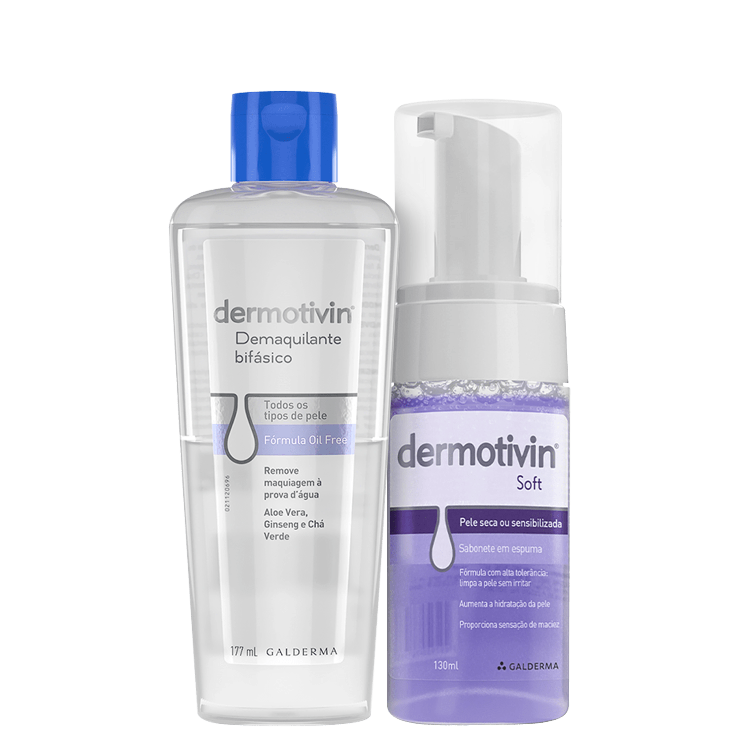 Kit Dermotivin Soft Espuma + Makeup Remover (2 Produtos)