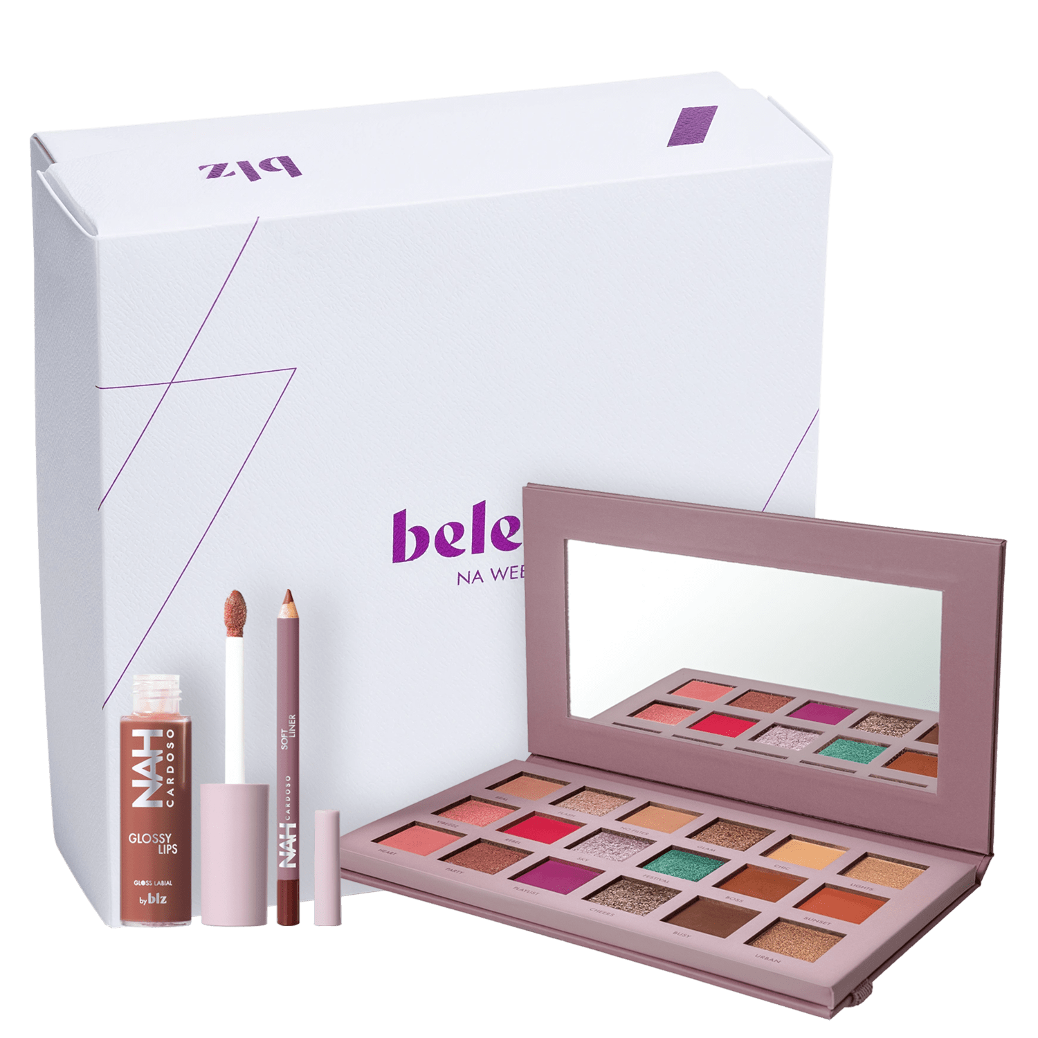 Kit Beleza na Web Nah Cardoso By BLZ Presente Especial (3 Produtos)