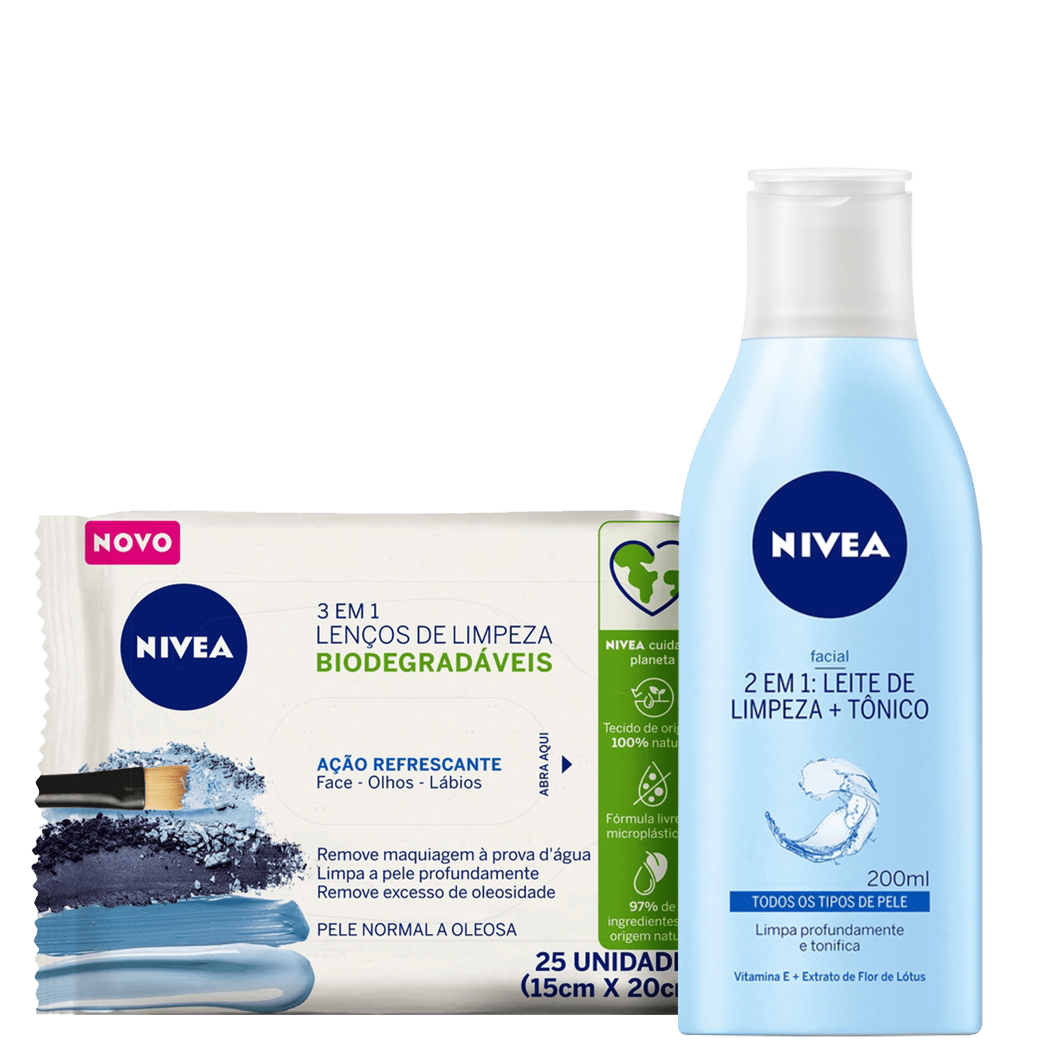 Kit NIVEA Limpeza Refrescante (2 Produtos)