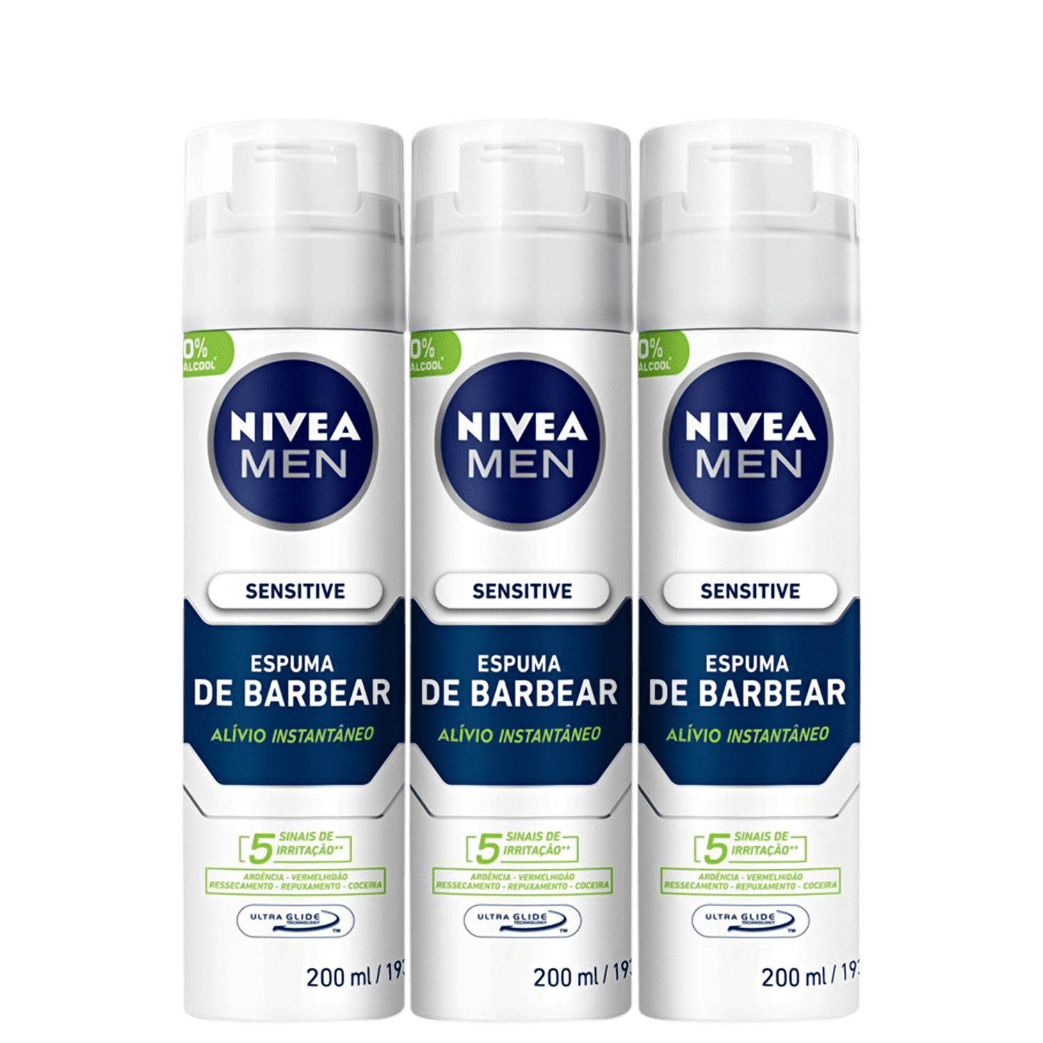 Kit NIVEA MEN Sensitive Triplo (3 Unidades)
