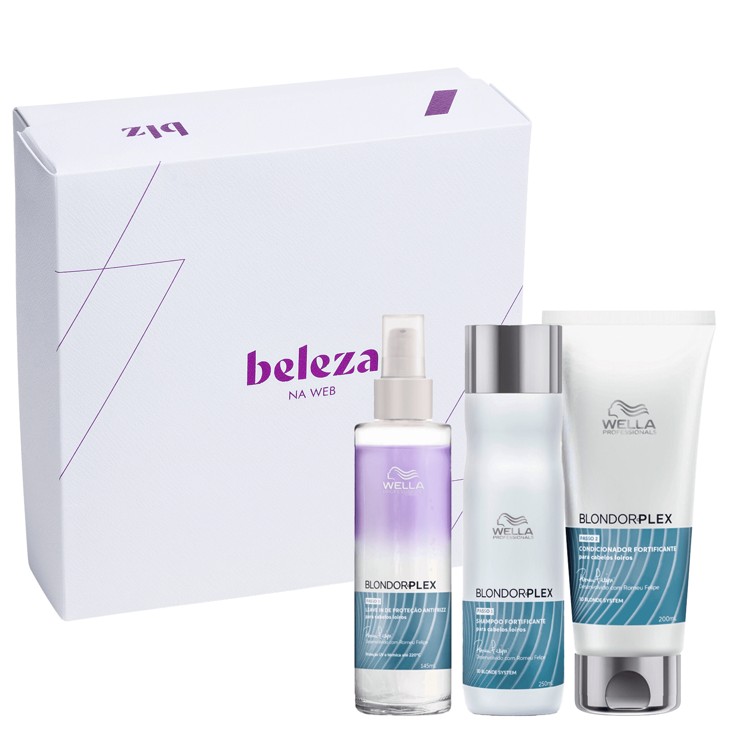 Kit Wella Professionals BlondorPlex Care (4 Produtos)
