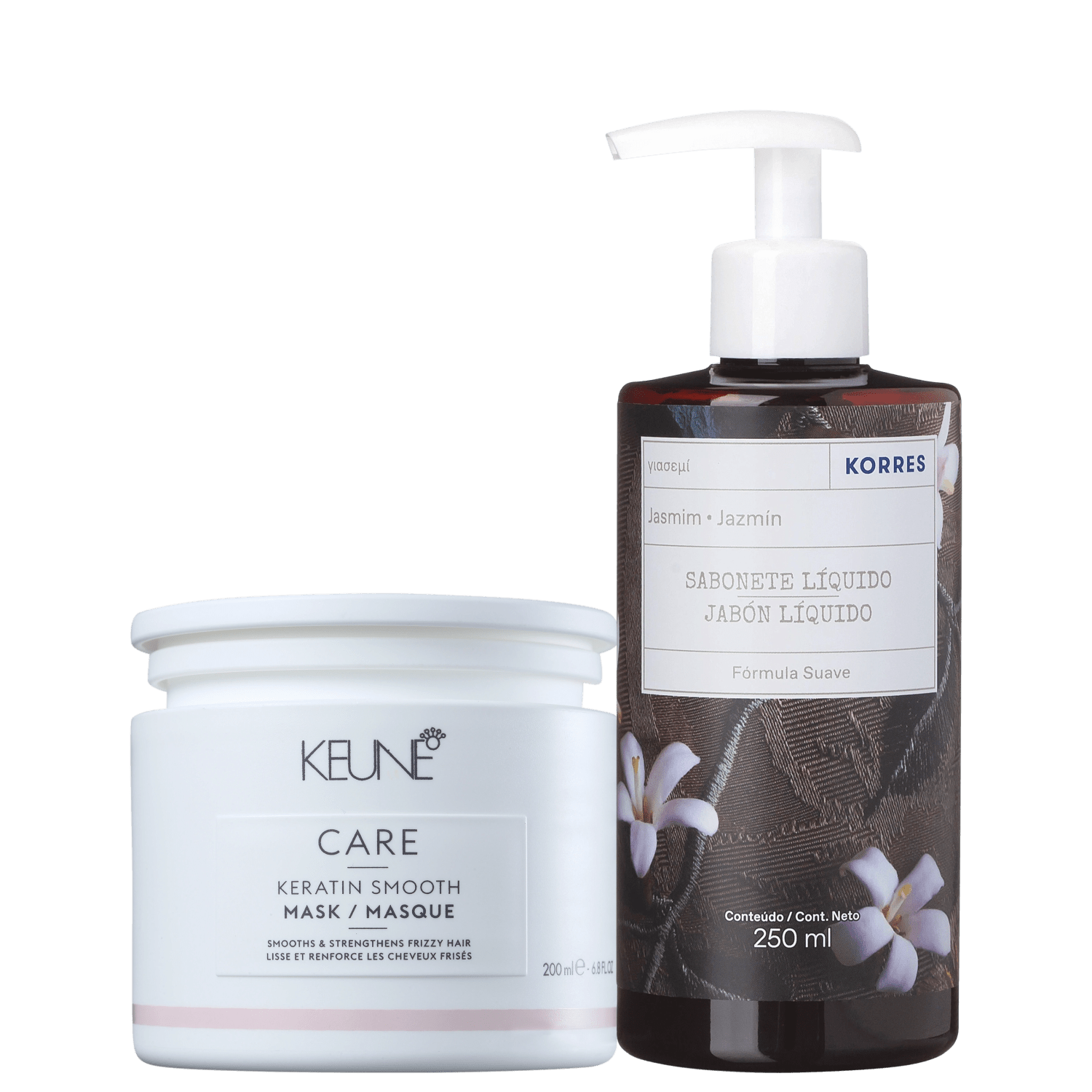 Kit Beleza na Web Keune Keratin Smooth + Korres Jasmim (2 Produtos)