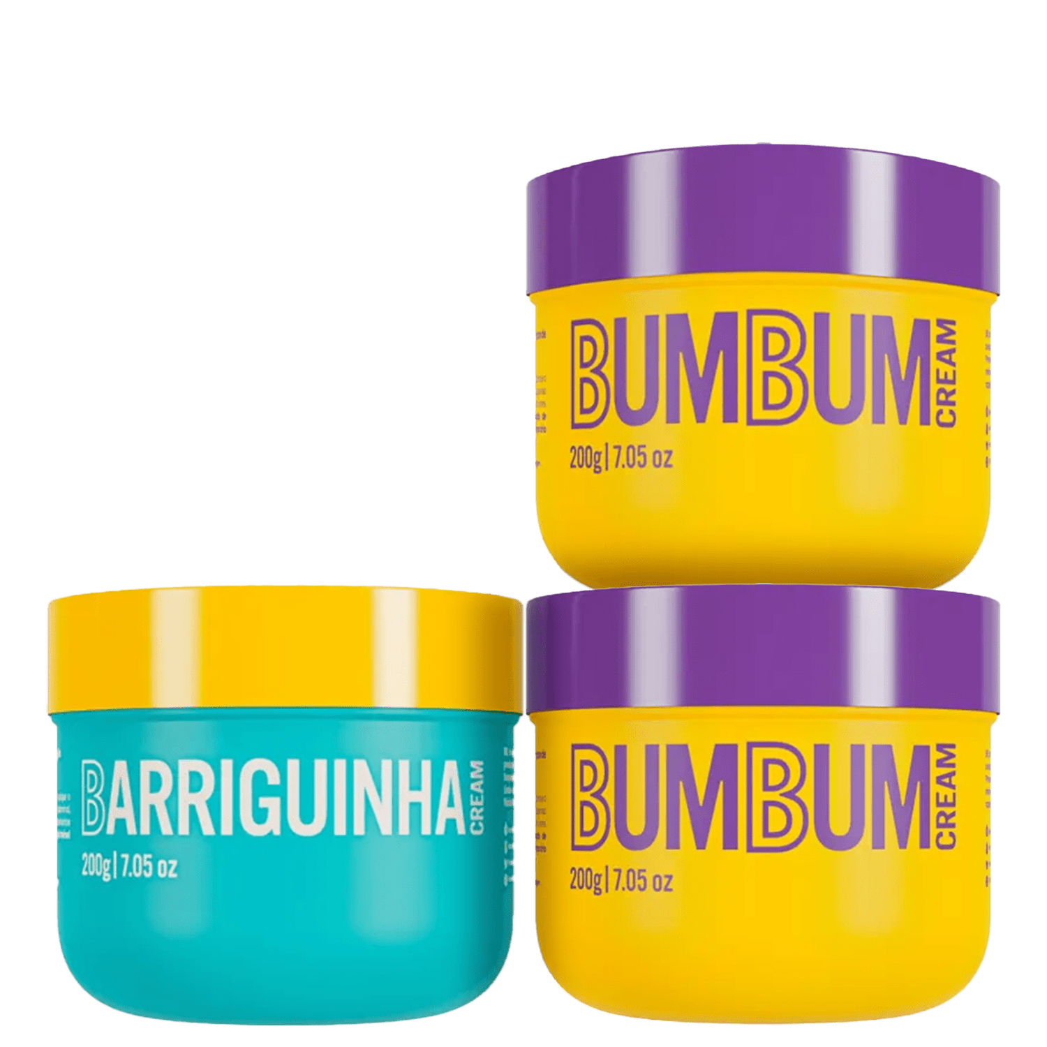 Kit Beleza Brasileira Bumbum Cream + Barriguinha Cream (3 Produtos)