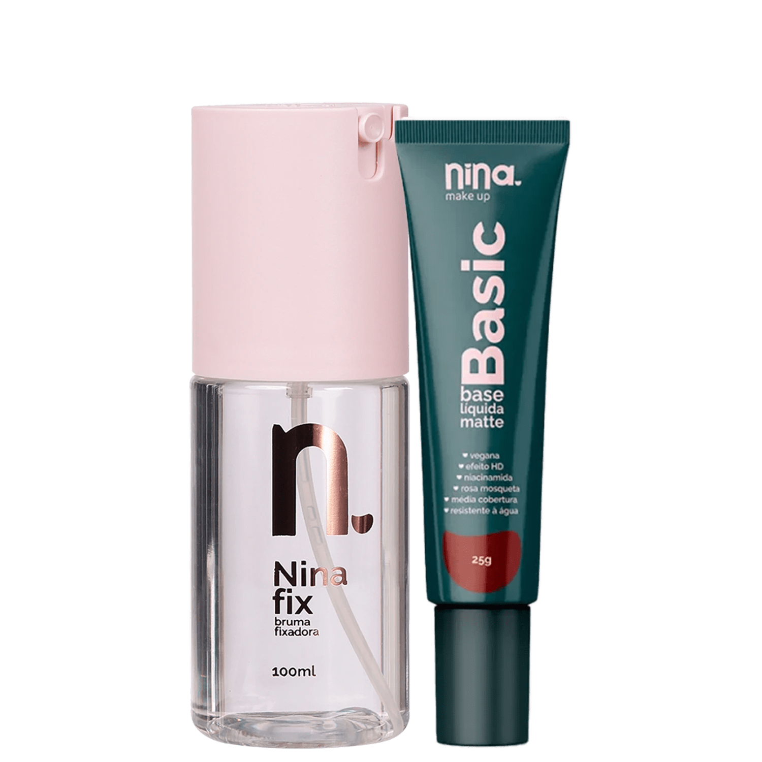 Kit Nina Makeup Fix & Basic 11 (2 Produtos)