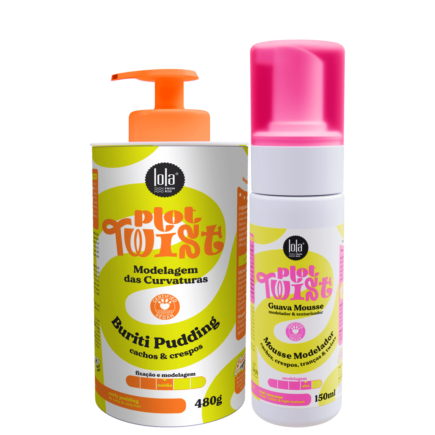 Kit Lola From Rio Plot Twist Guava + Buriti Pudding (2 Produtos)