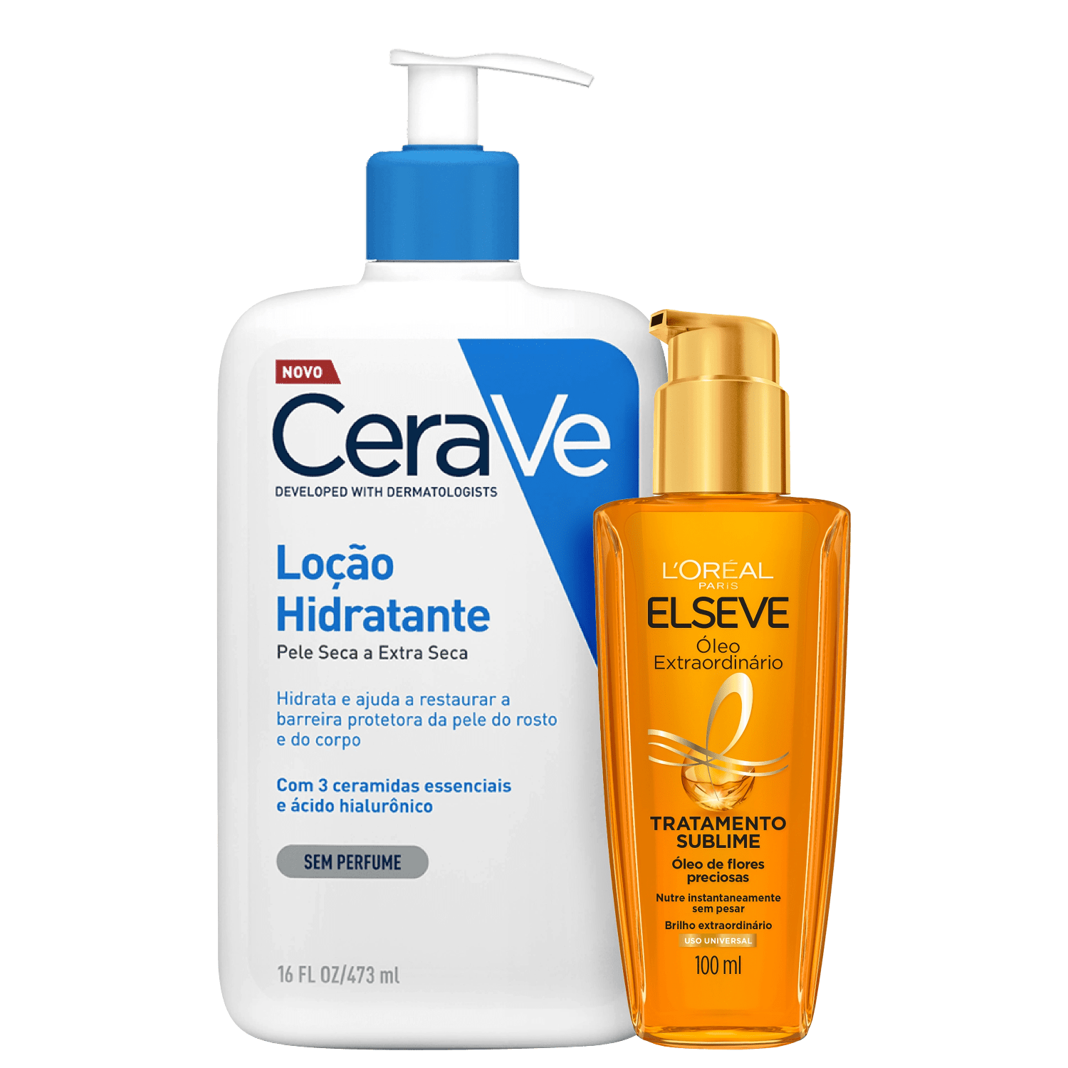 Kit Beleza na Web Loção Hidratante + Óleo de Tratamento Capilar (2 Produtos)