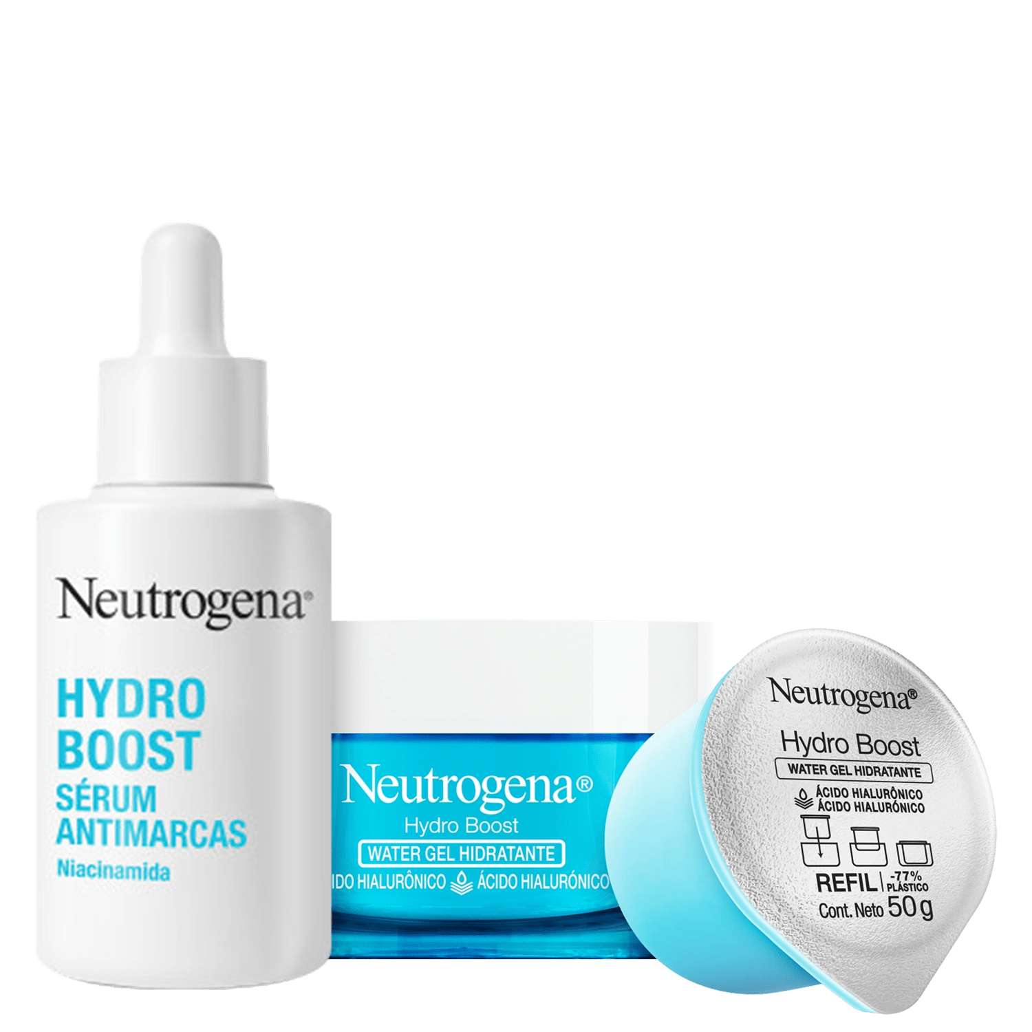 Kit Neutrogena Hydro Boost Duo Refil (2 Produtos)