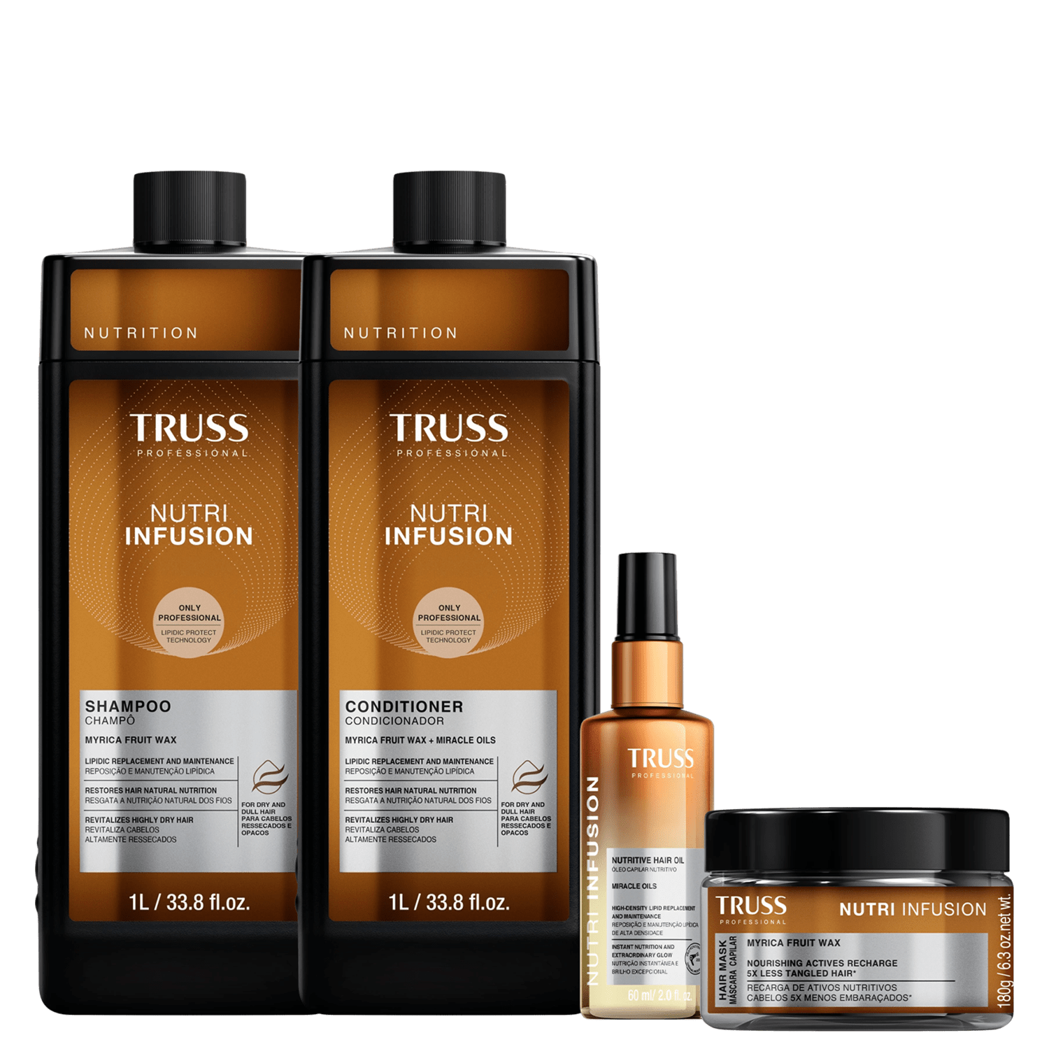 Kit TRUSS Nutri Infusion Quarteto (4 Produtos)