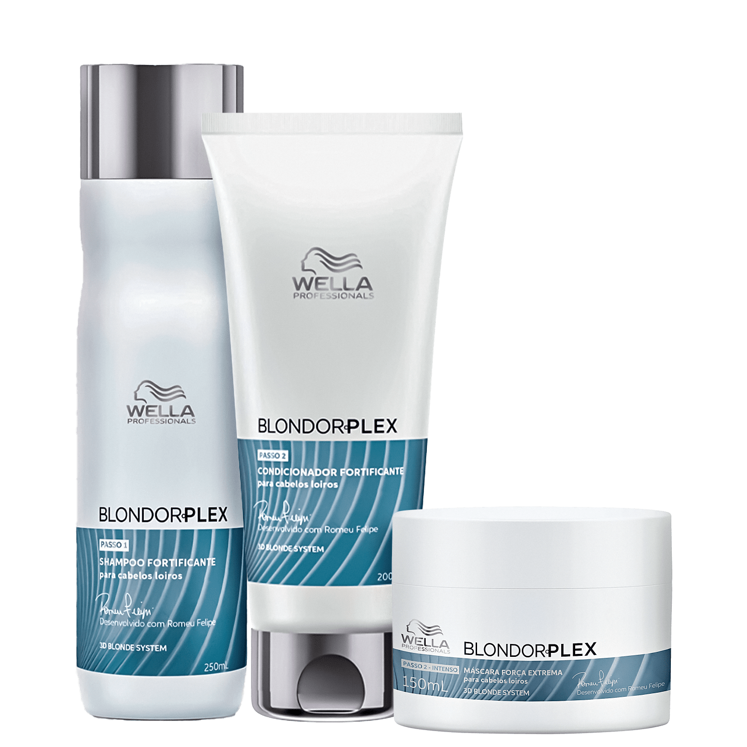 Kit Wella Professionals BlondorPlex Mask Ultra (3 Produtos)
