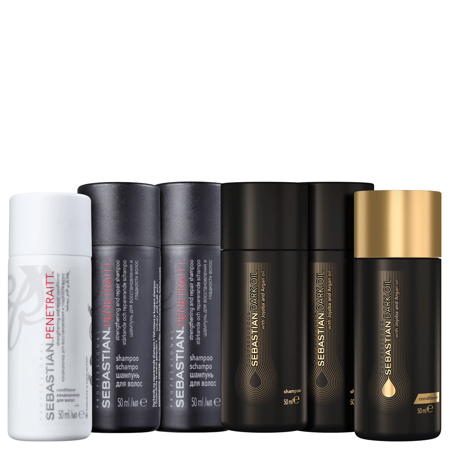 Kit Sebastian Professional Penetraitt Dark Oil Mini (6 Produtos)
