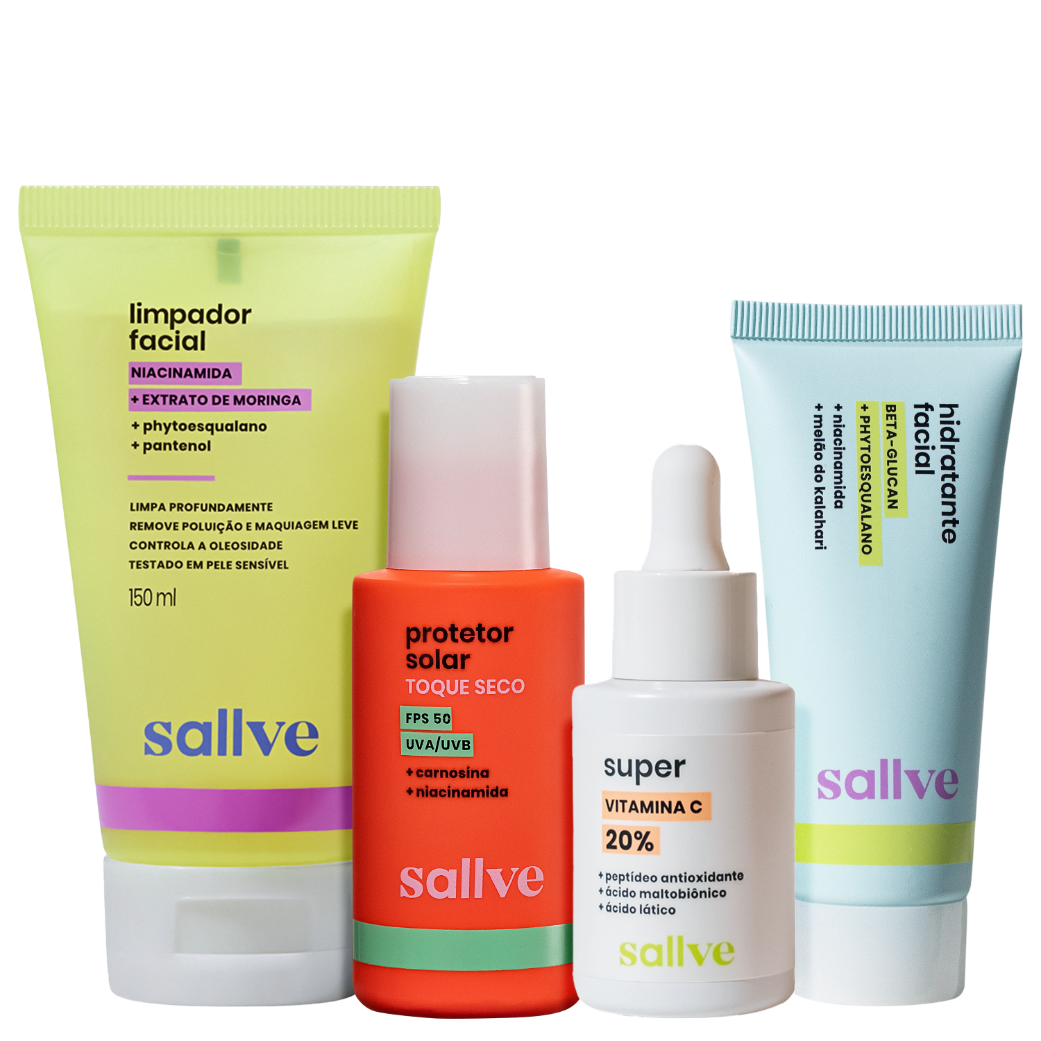 Kit Sallve Favoritos da Comunidade (4 Produtos)