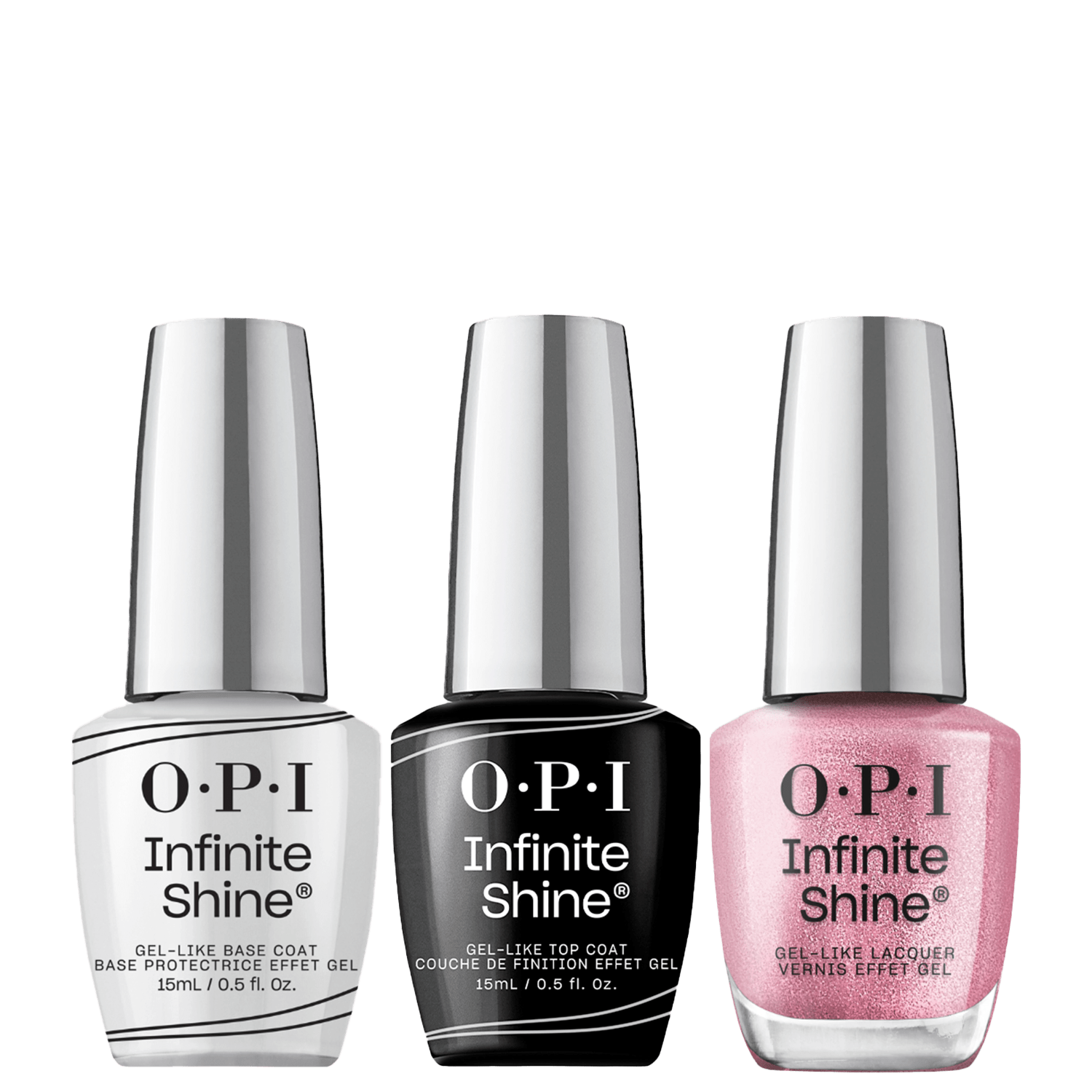Kit OPI Infinite Shine Trio Shined, Sealed, Delivered (3 Produtos)