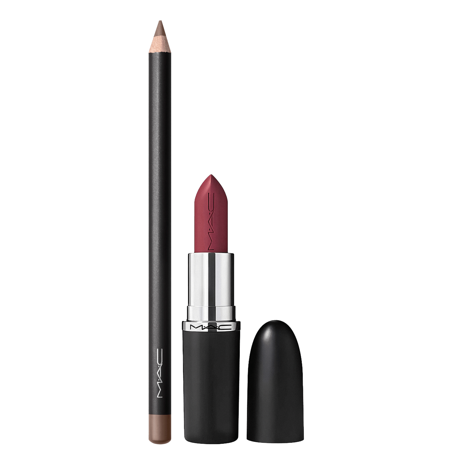 Kit M·A·C MACximal Satin Amorous + Lip Pencil Stone (2 Produtos)