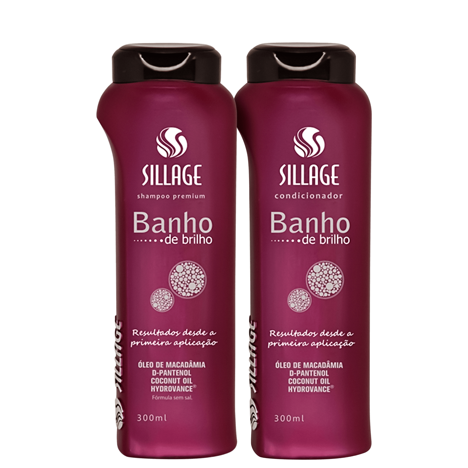 Kit Sillage Banho de Brilho Duo Care Basic (2 Produtos)