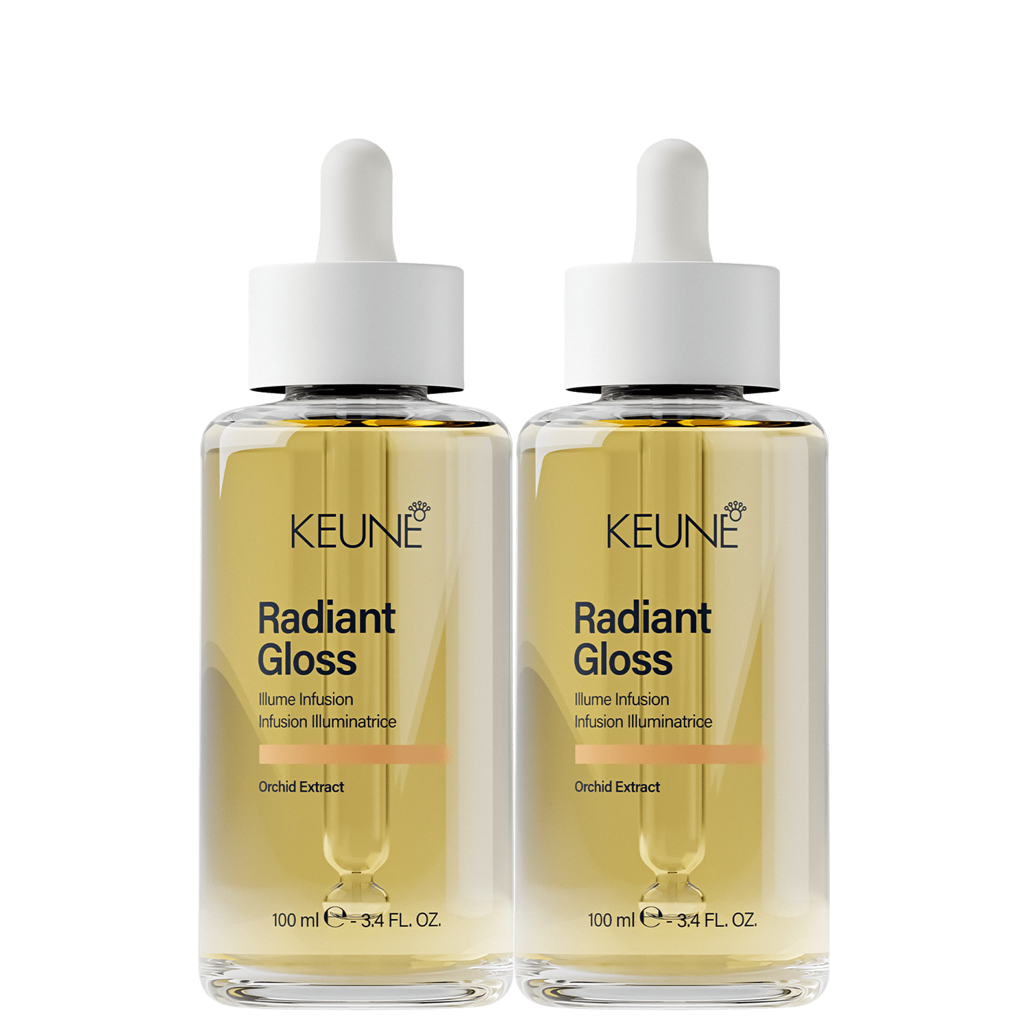 Keune Illume Infusion Radiant Gloss - Óleo Capilar com Proteção Térmica (2 Unidades)